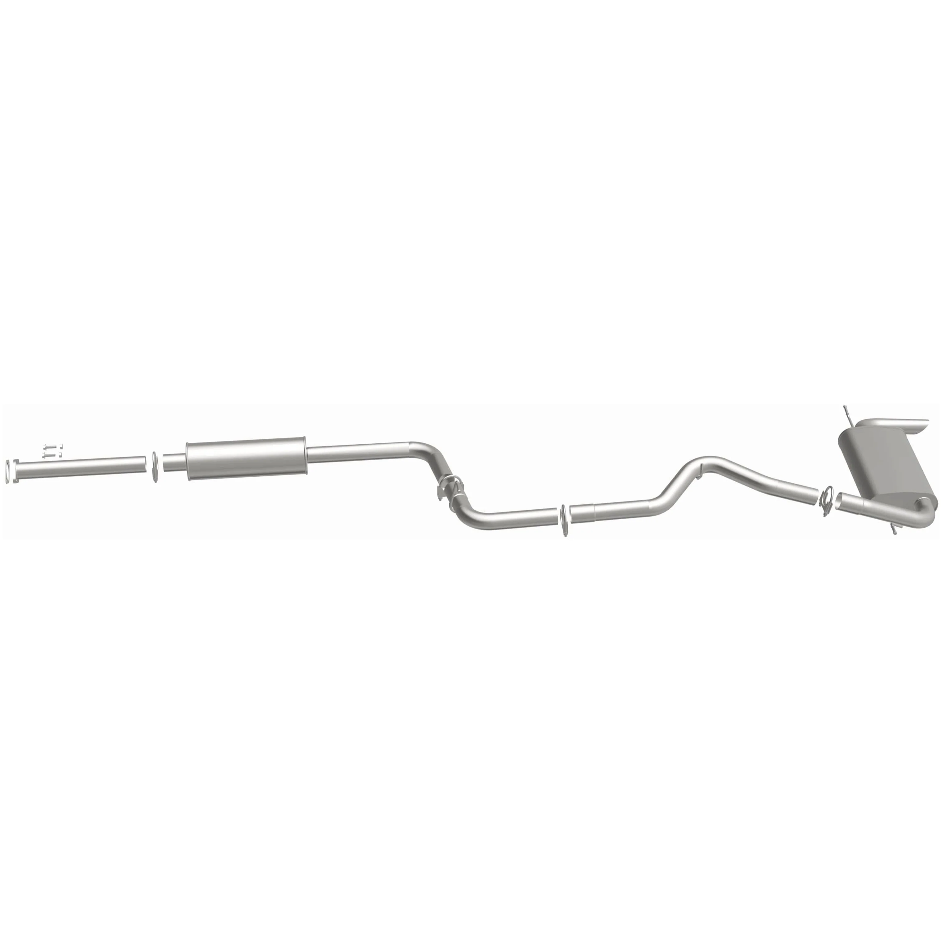 BRExhaust 2012-2018 Ford Focus 2.0L Direct-Fit Exhaust System Kit 106-0941 - Image 5