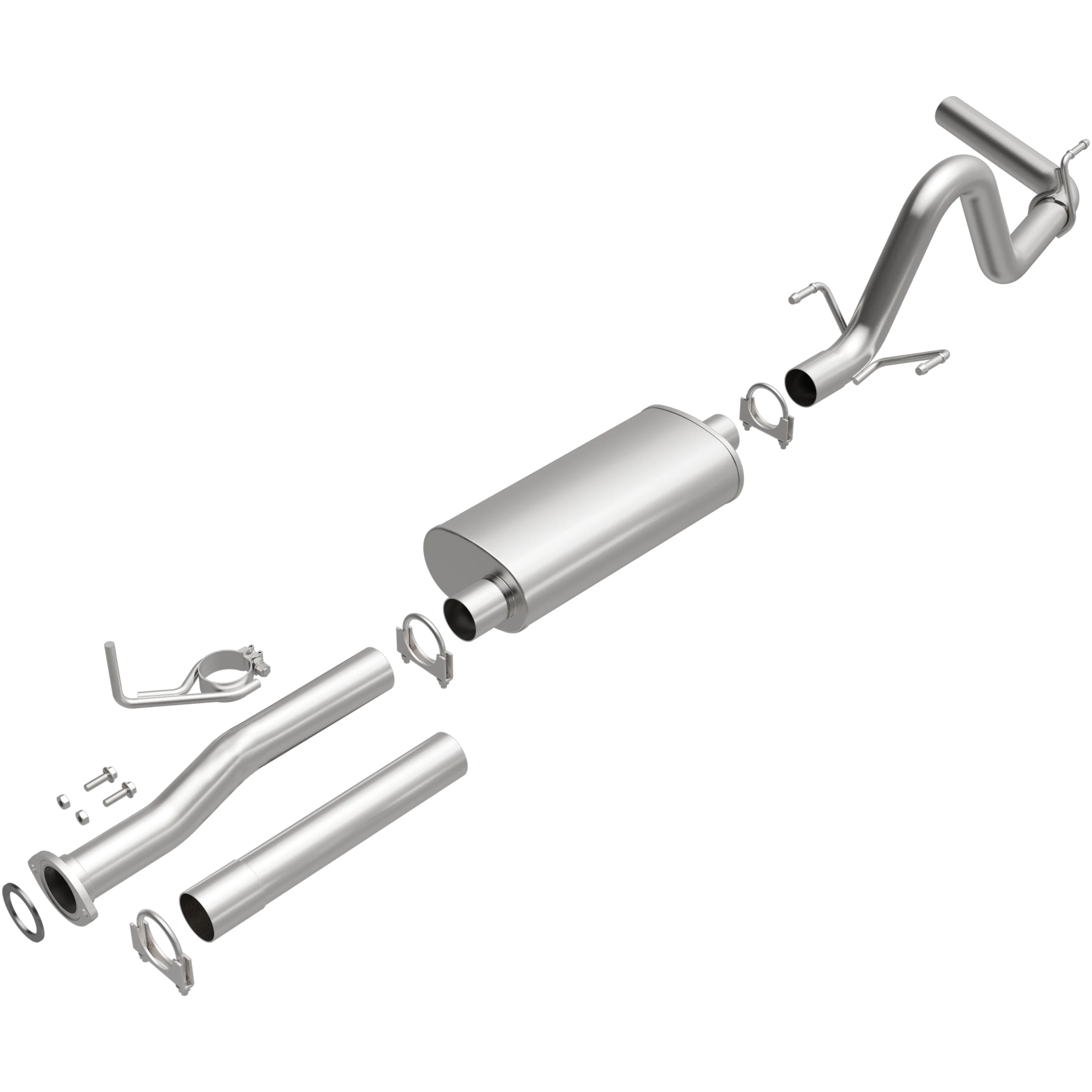 BRExhaust 2016-2023 Toyota Tacoma 3.5L Direct-Fit Exhaust System Kit 106-0942 - Image 4