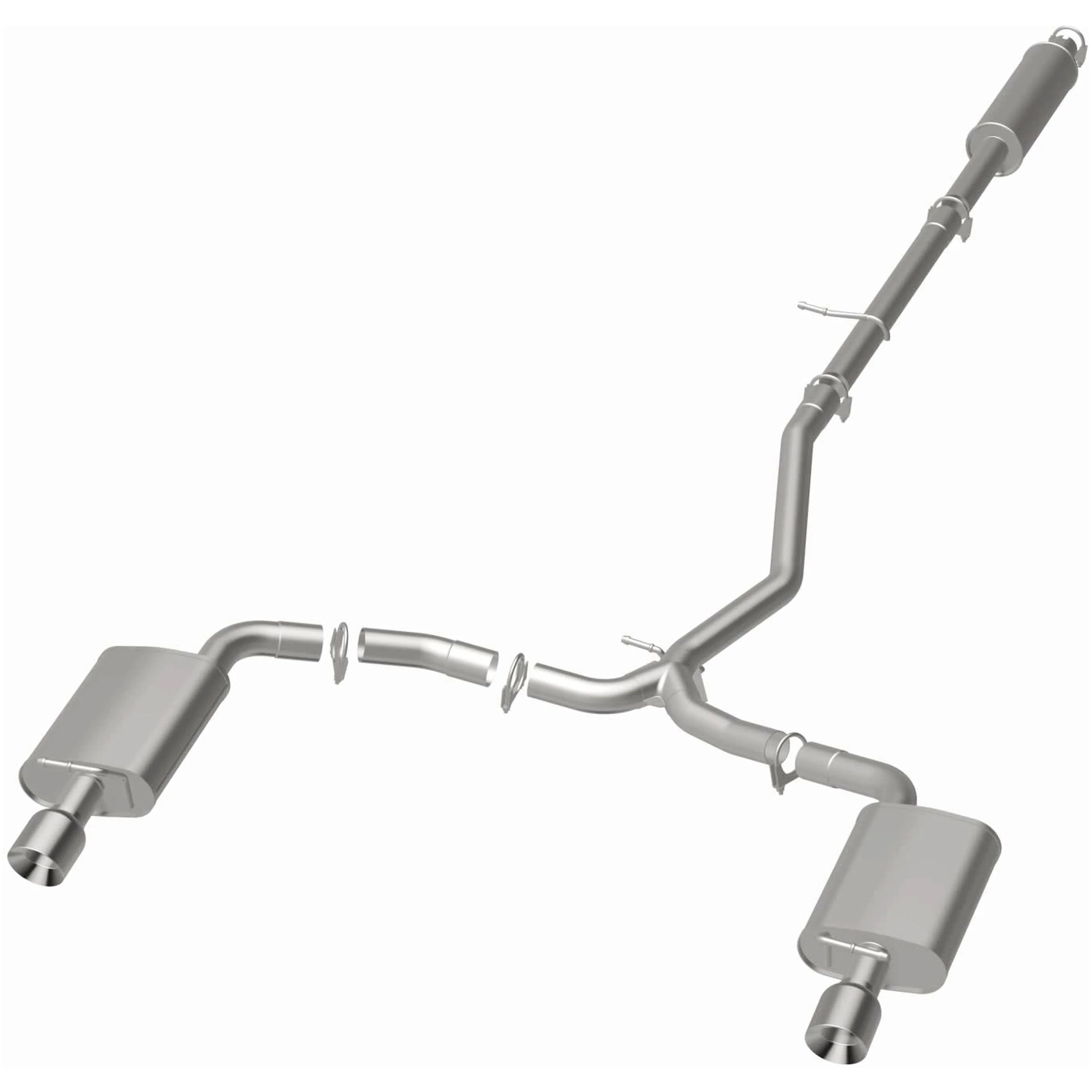 BRExhaust 2016-2019 Ford Explorer 3.5L Direct-Fit Exhaust System Kit 106-0943 - Image 3