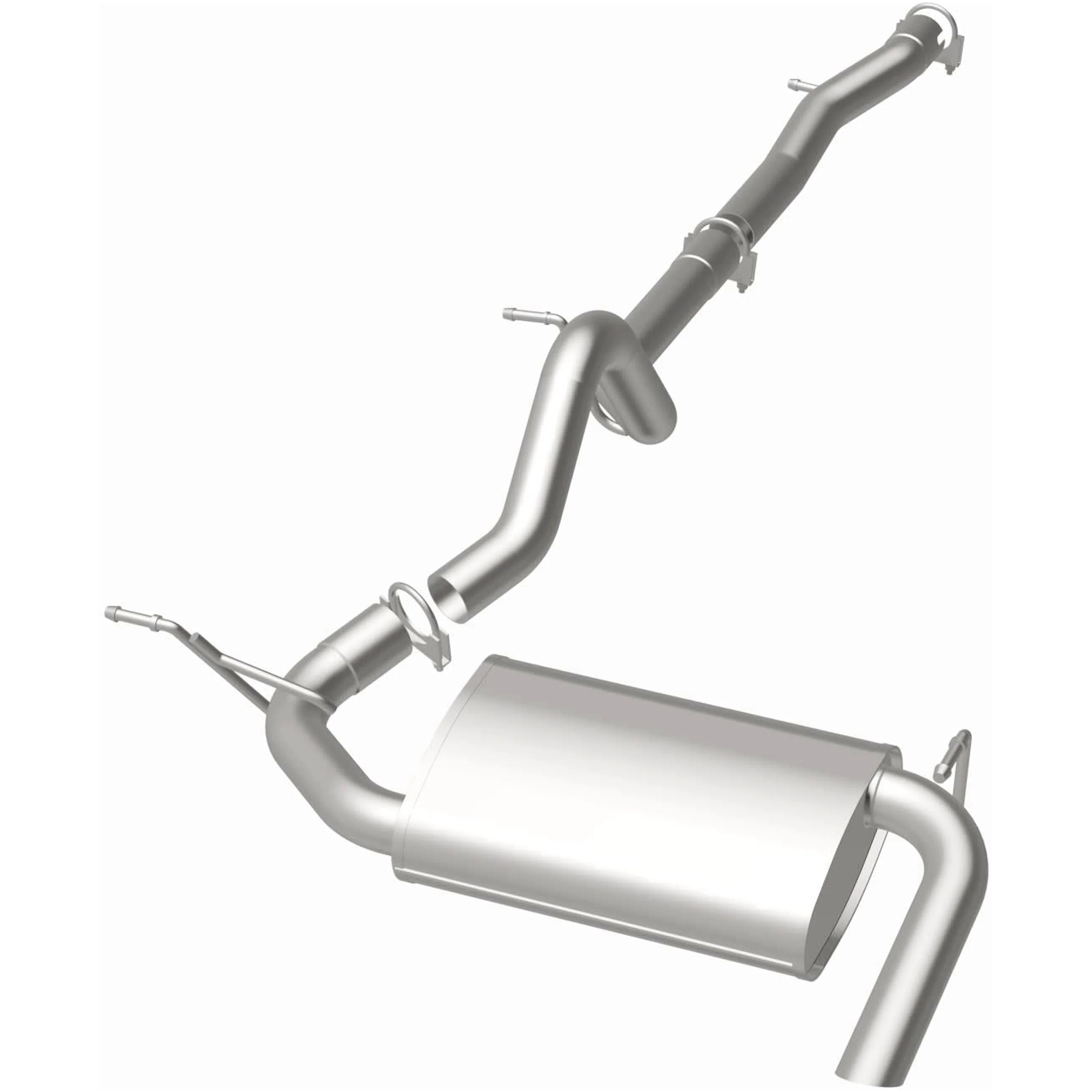 BRExhaust 2018 Jeep Wrangler JK 3.6L | 2012-2017 Jeep Wrangler 3.6L Direct-Fit Exhaust System Kit 106-0947 - Image 3