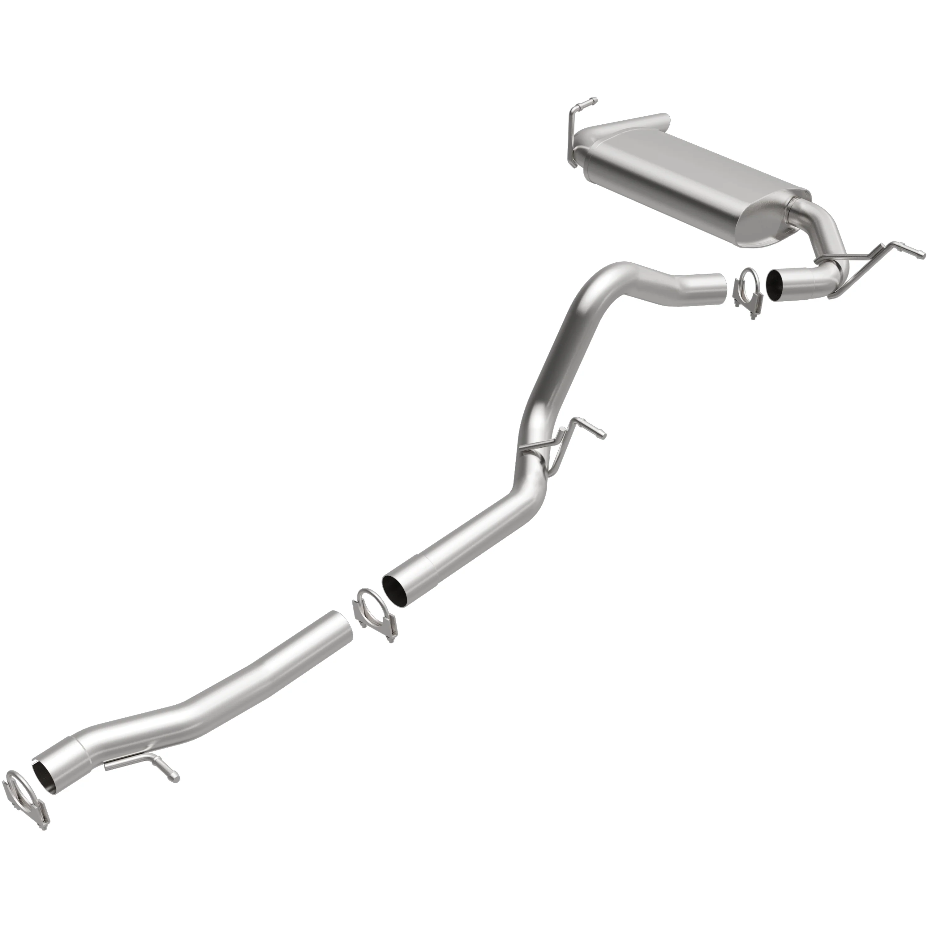 BRExhaust 2018 Jeep Wrangler JK 3.6L | 2012-2017 Jeep Wrangler 3.6L Direct-Fit Exhaust System Kit 106-0947 - Image 4