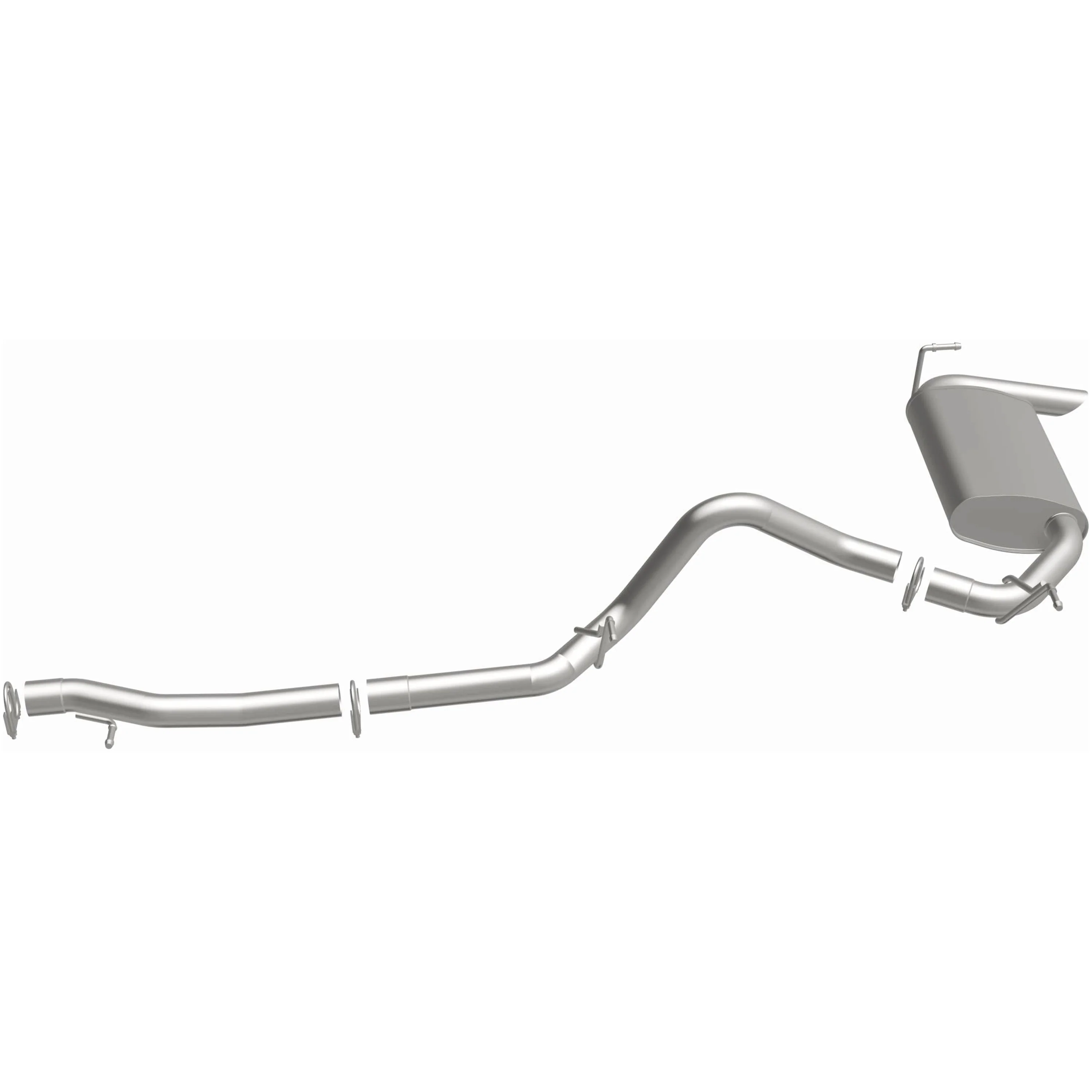 BRExhaust 2018 Jeep Wrangler JK 3.6L | 2012-2017 Jeep Wrangler 3.6L Direct-Fit Exhaust System Kit 106-0947 - Image 5