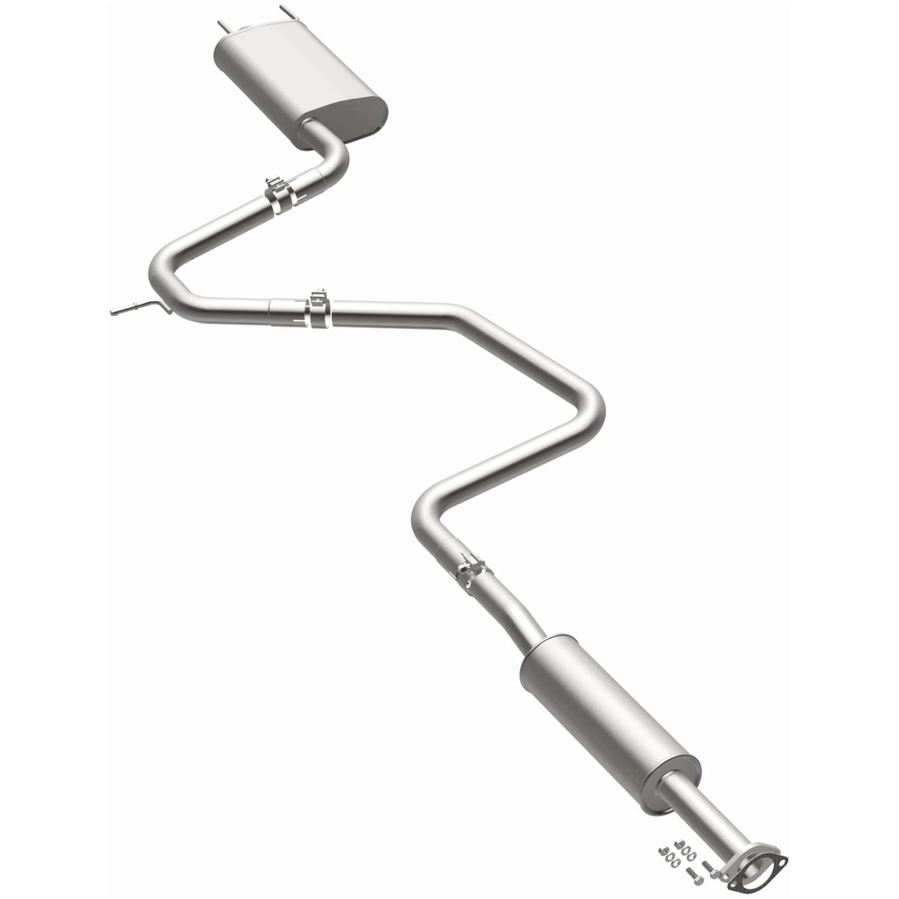 BRExhaust 2016-2024 Chevrolet Malibu 1.5L | 2018-2019 Chevrolet Malibu 1.8L Direct-Fit Exhaust System Kit 106-0948 - Image 2