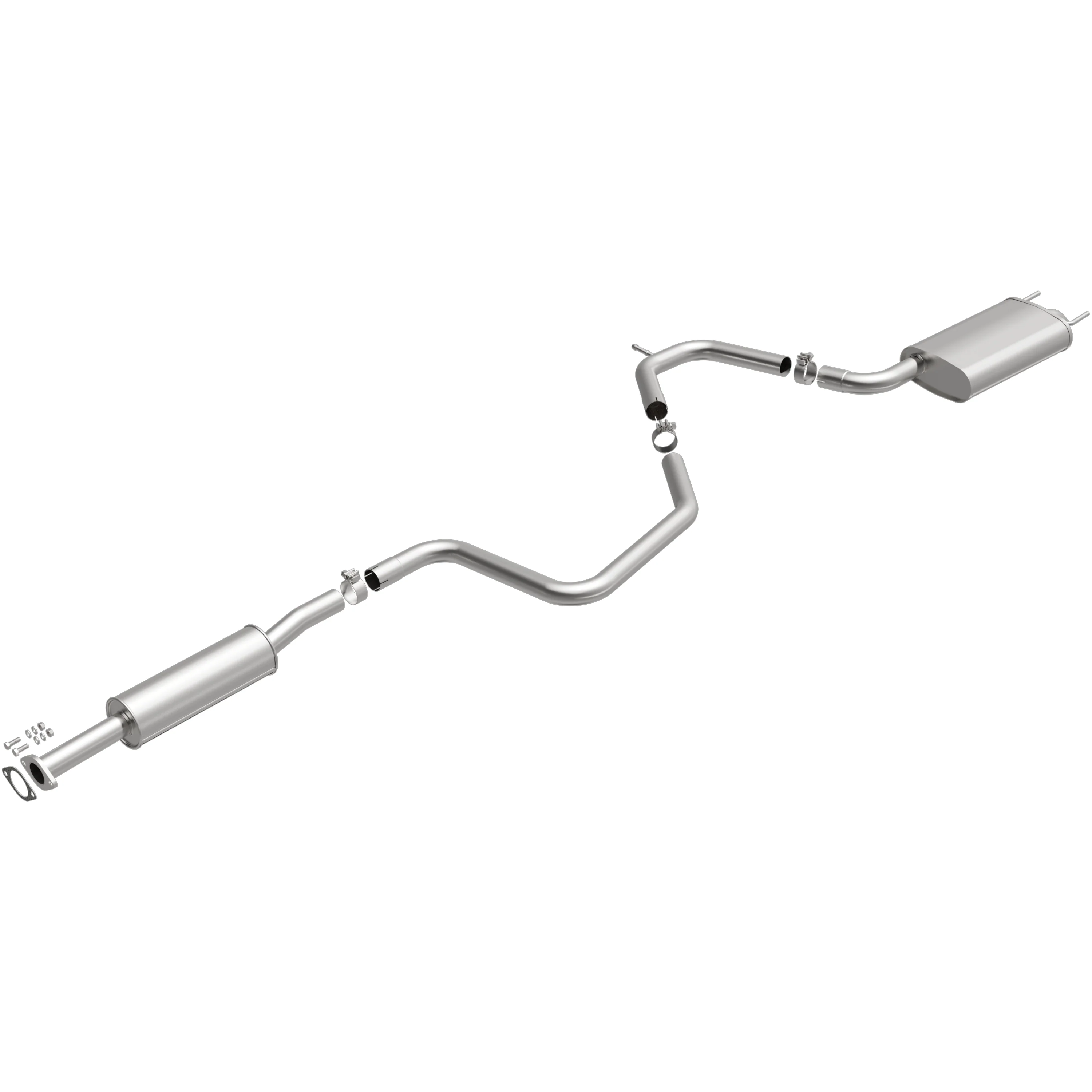 BRExhaust 2016-2024 Chevrolet Malibu 1.5L | 2018-2019 Chevrolet Malibu 1.8L Direct-Fit Exhaust System Kit 106-0948 - Image 4