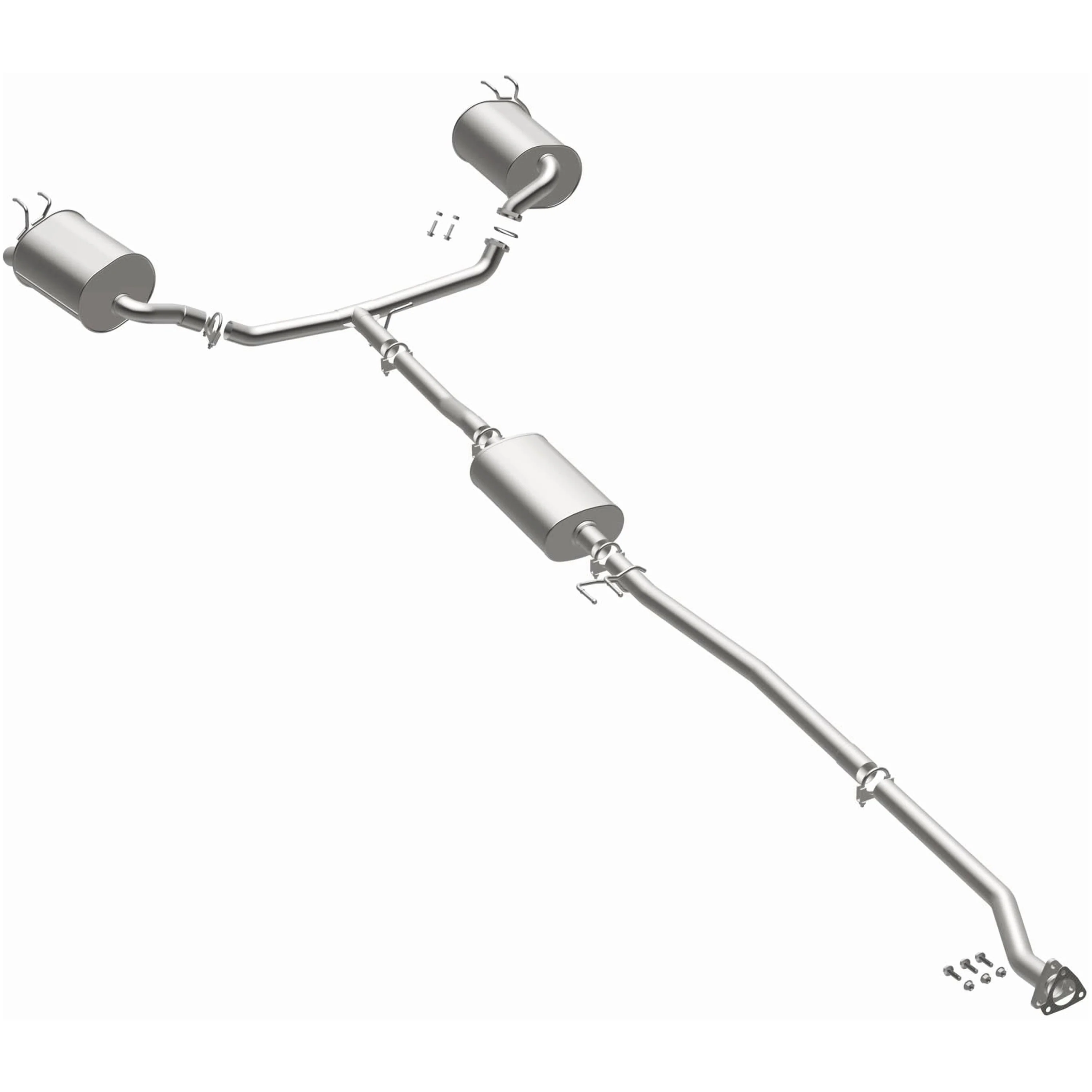 BRExhaust 2017-2019 Honda CR-V 1.5L Direct-Fit Exhaust System Kit 106-0950 - Image 2