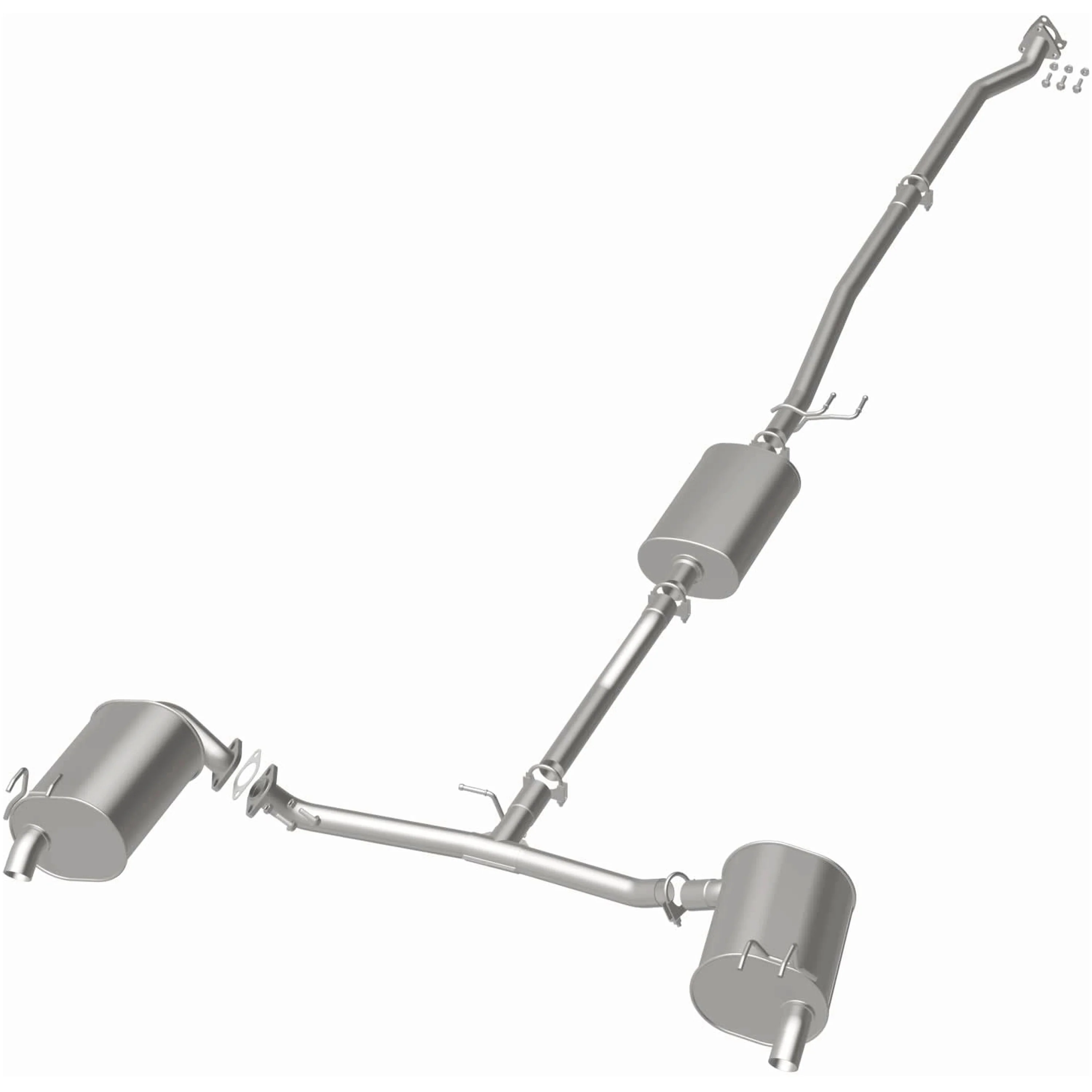 BRExhaust 2017-2019 Honda CR-V 1.5L Direct-Fit Exhaust System Kit 106-0950 - Image 3