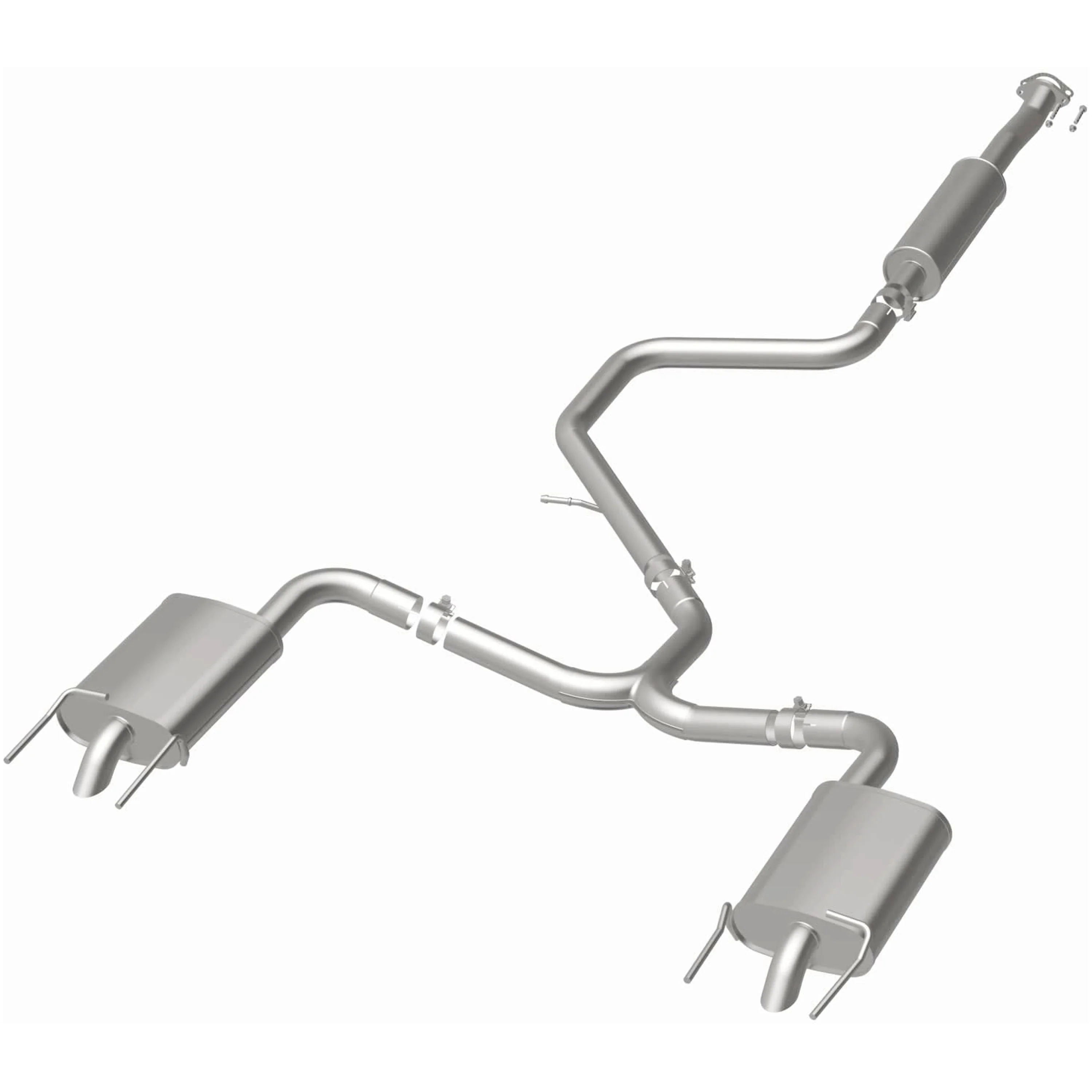 BRExhaust 2014-2020 Chevrolet Impala 3.6L Direct-Fit Exhaust System Kit 106-0955 - Image 3
