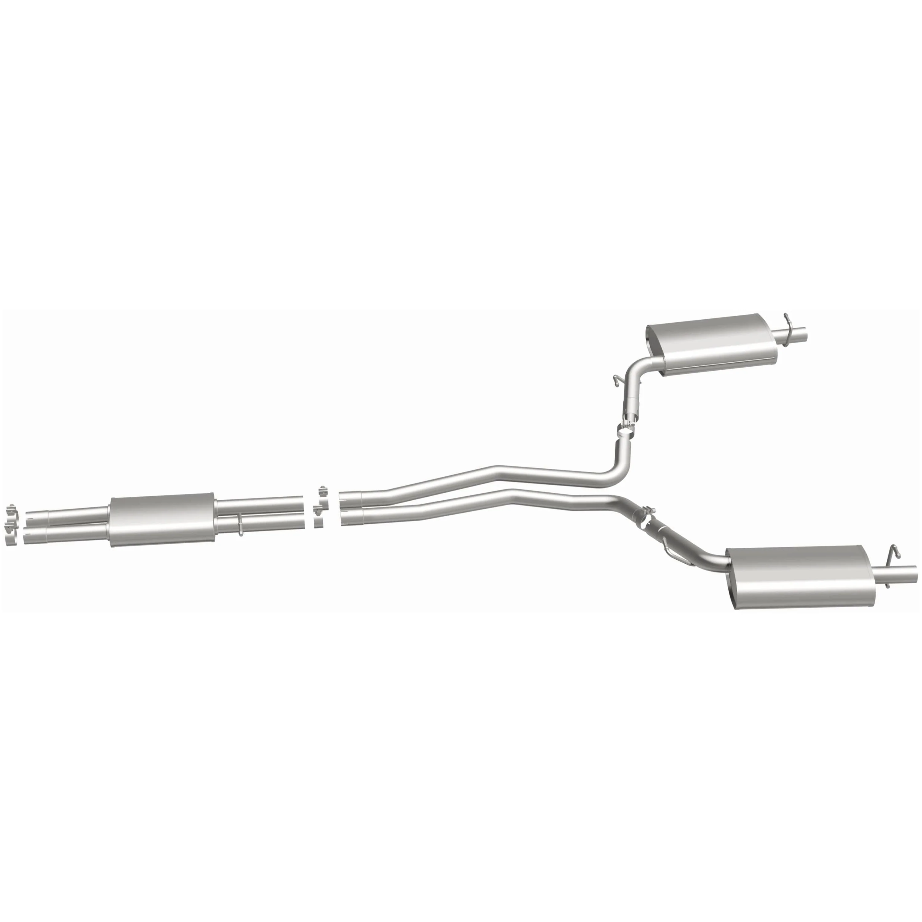 BRExhaust 2016-2017 Ford Explorer 3.5L Direct-Fit Exhaust System Kit 106-0957 - Image 5