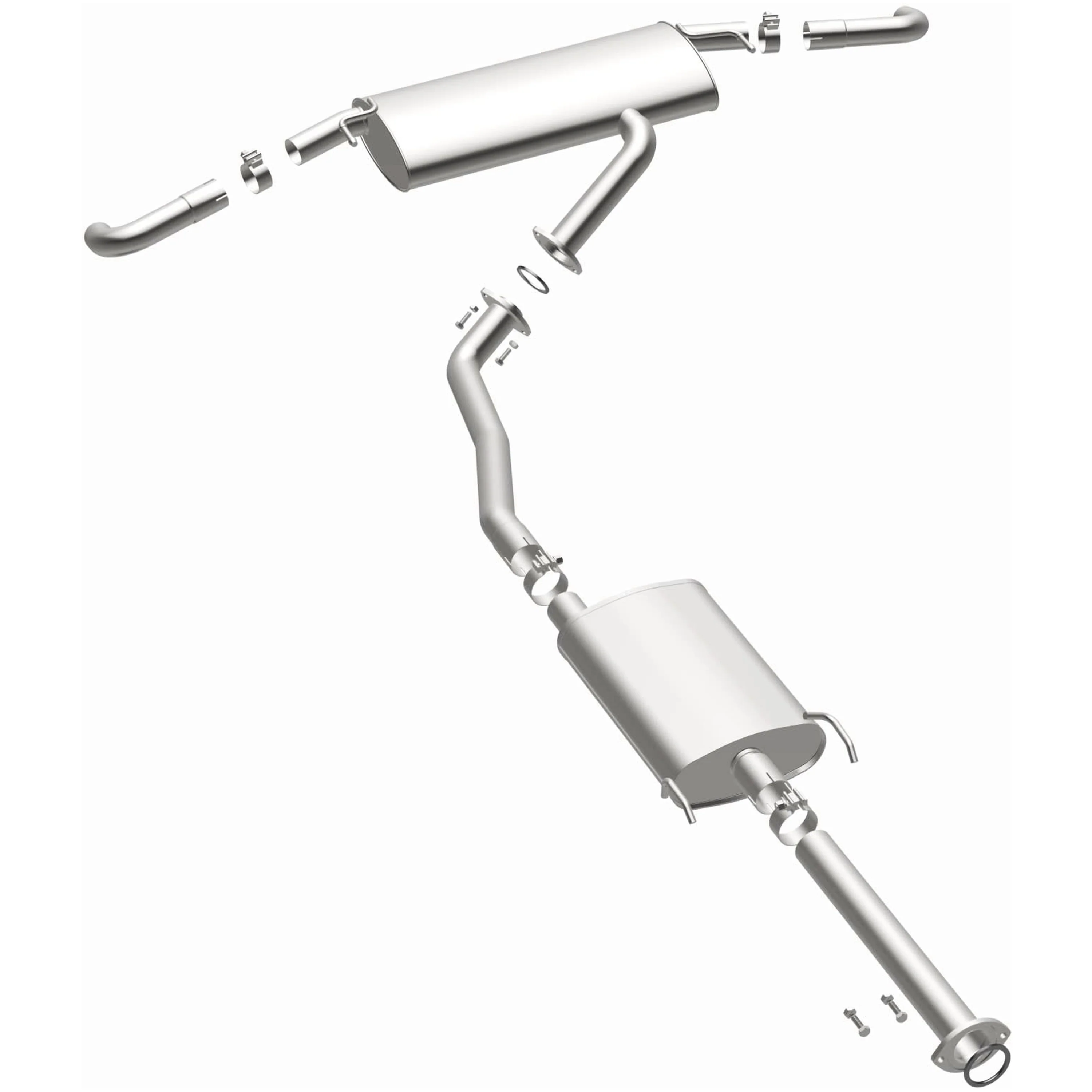 BRExhaust 2016-2022 Lexus RX350 3.5L Direct-Fit Exhaust System Kit 106-0958 - Image 2