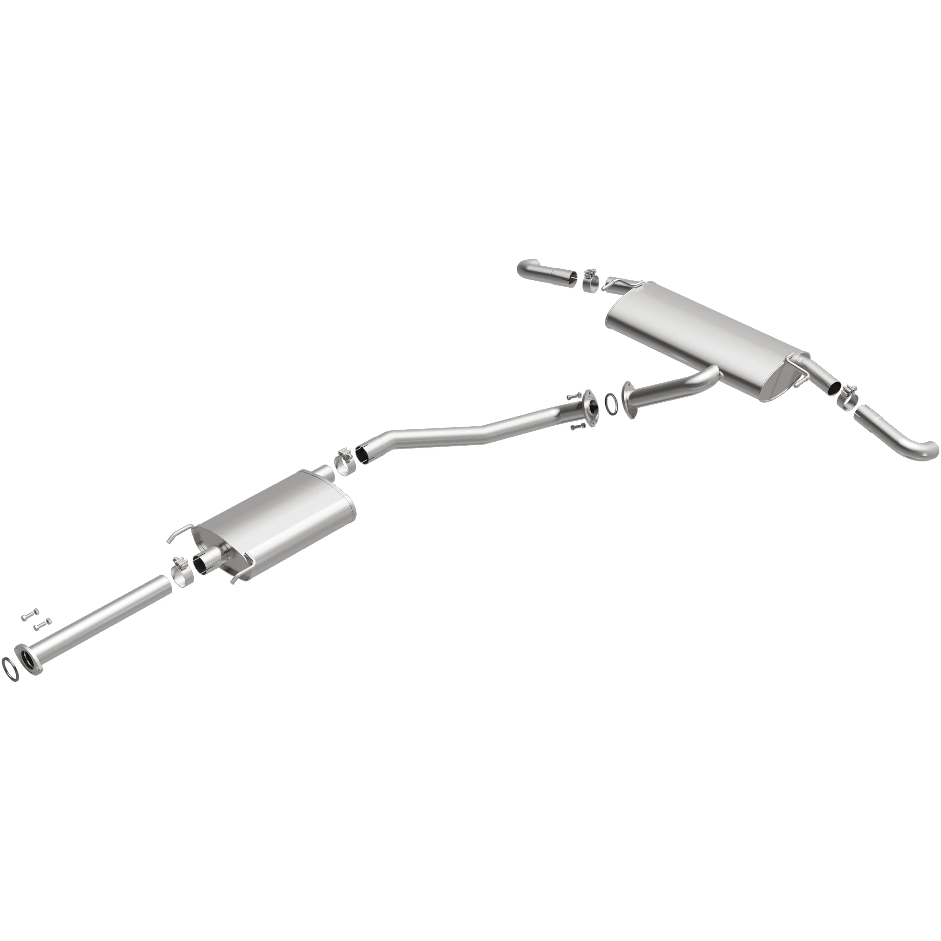 BRExhaust 2016-2022 Lexus RX350 3.5L Direct-Fit Exhaust System Kit 106-0958 - Image 4
