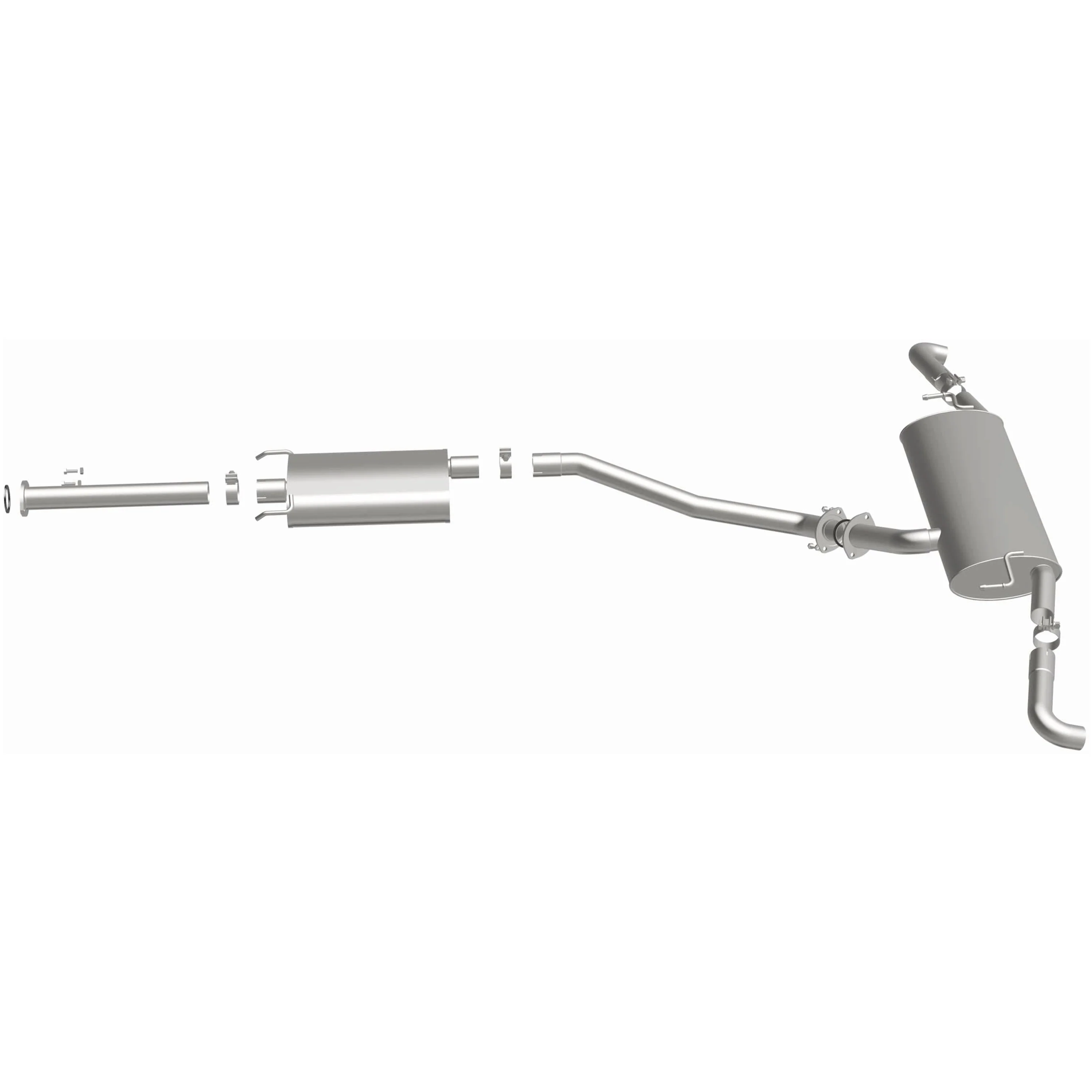 BRExhaust 2016-2022 Lexus RX350 3.5L Direct-Fit Exhaust System Kit 106-0958 - Image 5