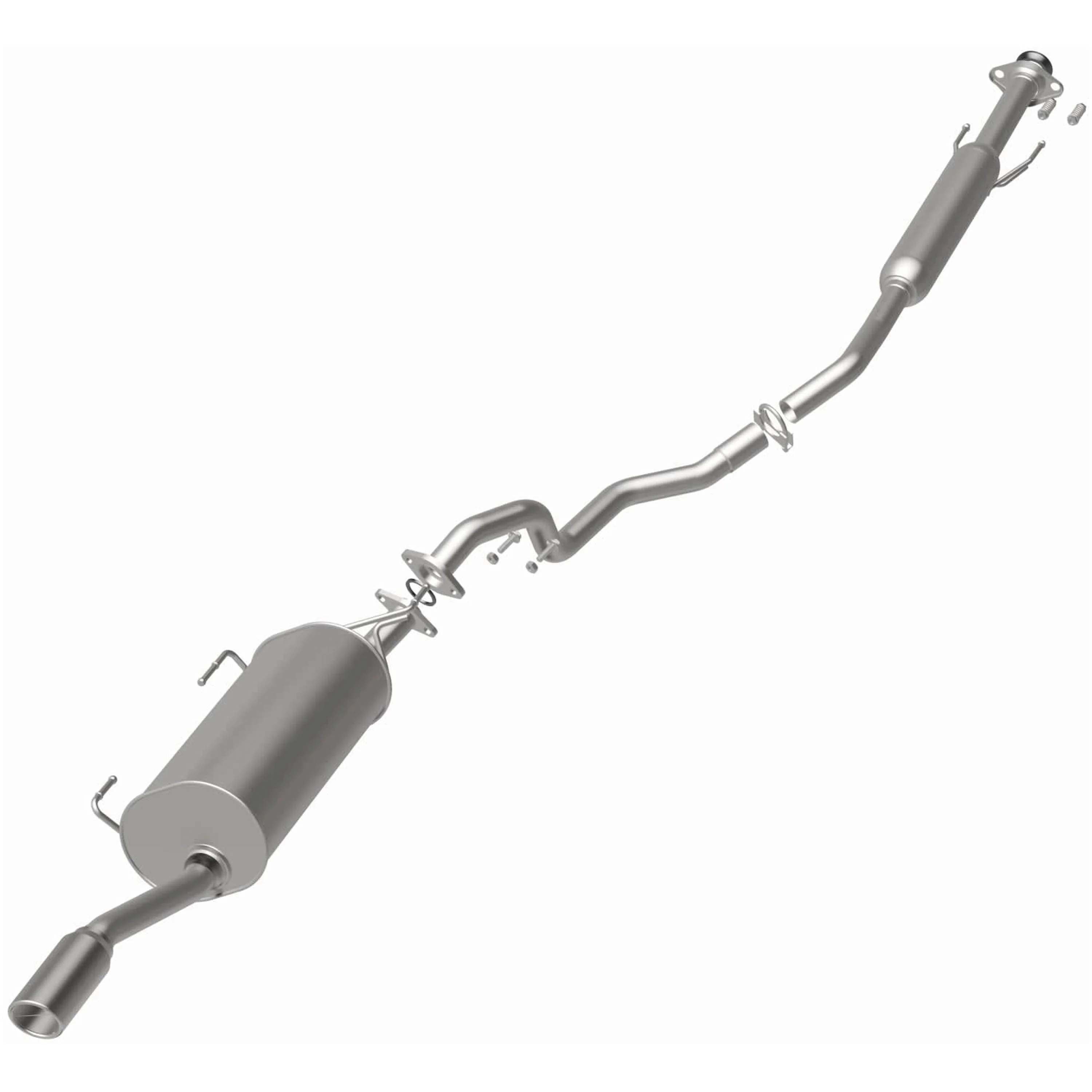 BRExhaust 2013-2019 Nissan Sentra SR 1.8L Direct-Fit Exhaust System Kit 106-0962 - Image 3