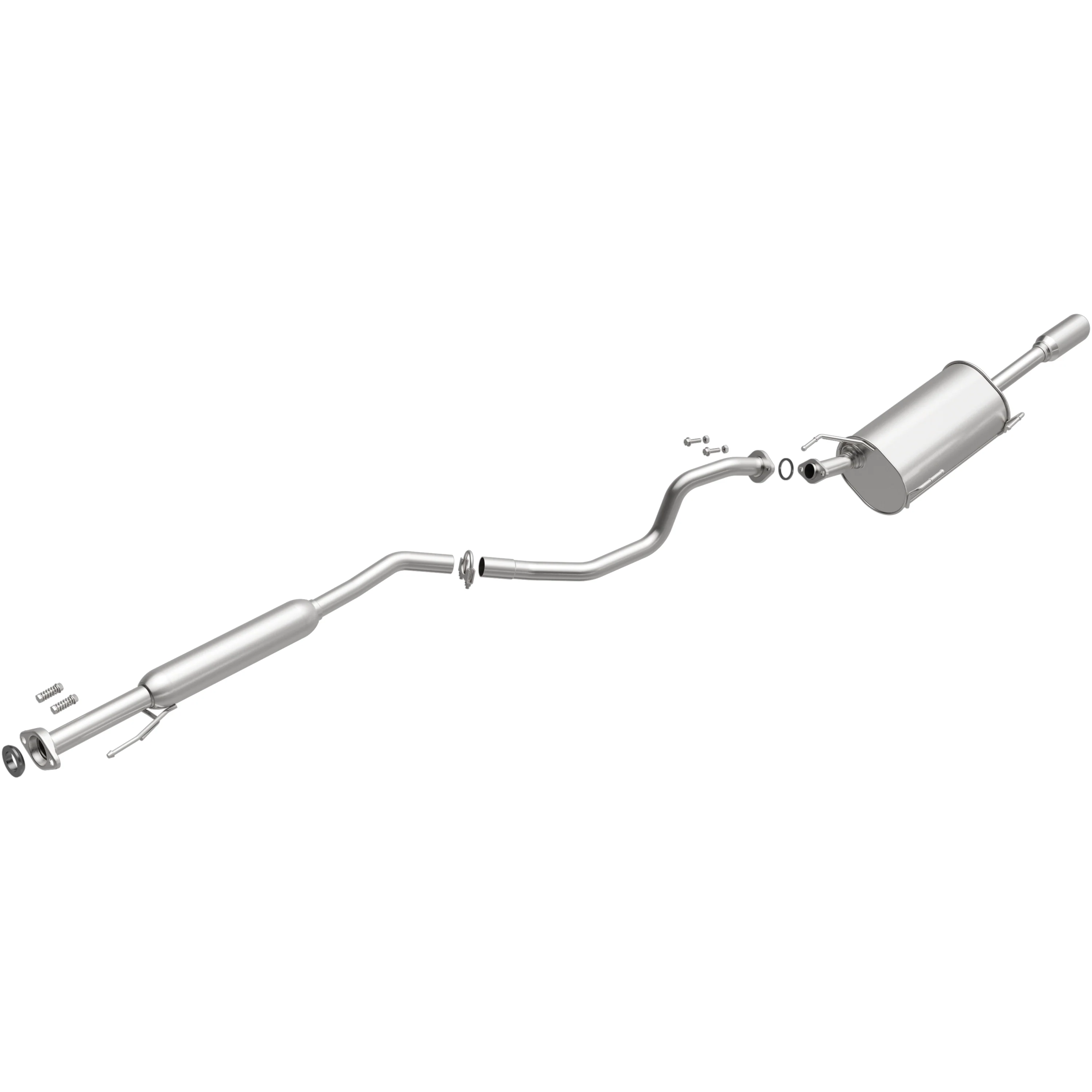 BRExhaust 2013-2019 Nissan Sentra SR 1.8L Direct-Fit Exhaust System Kit 106-0962 - Image 4