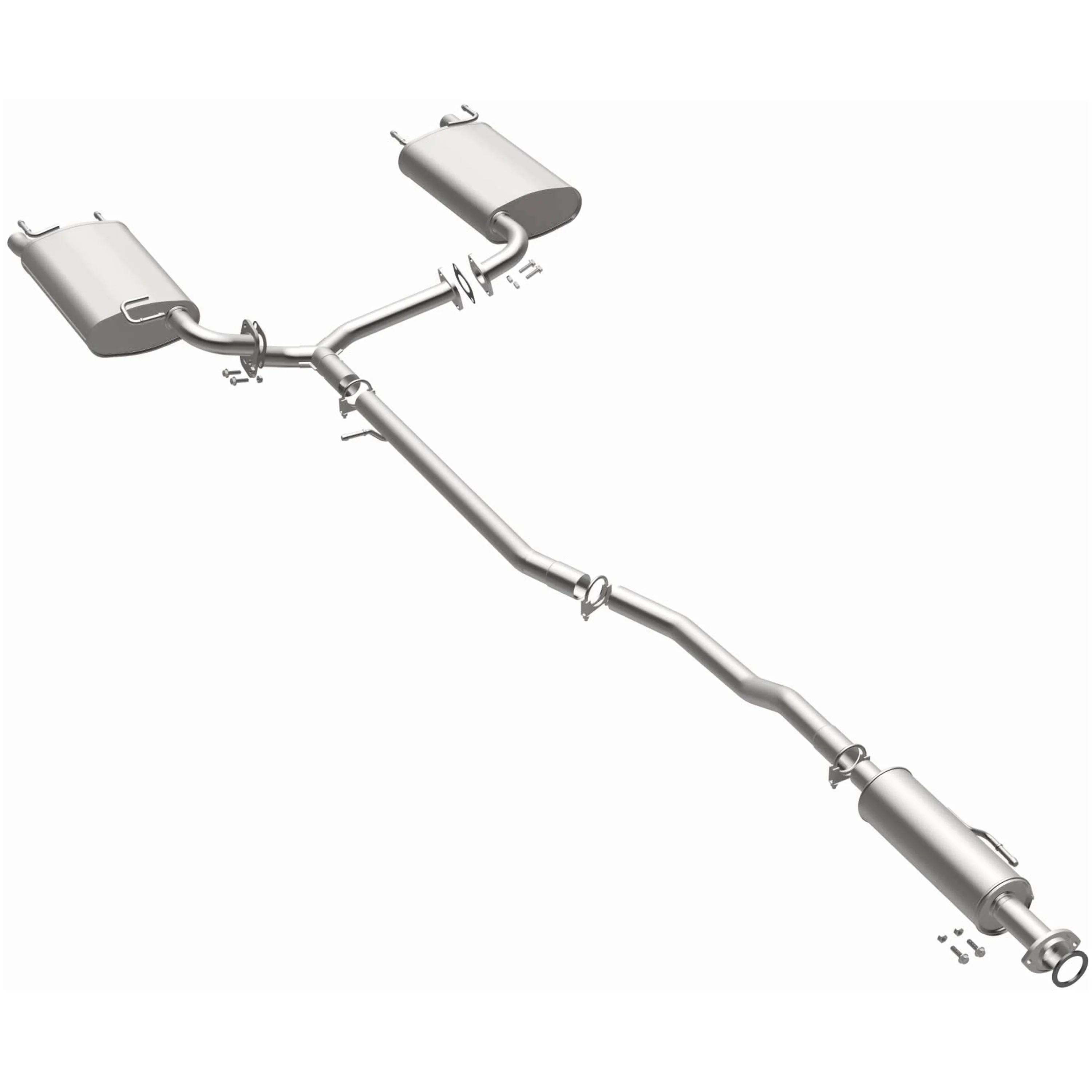 BRExhaust 2013-2018 Toyota Avalon 3.5L Direct-Fit Exhaust System Kit 106-0963 - Image 2