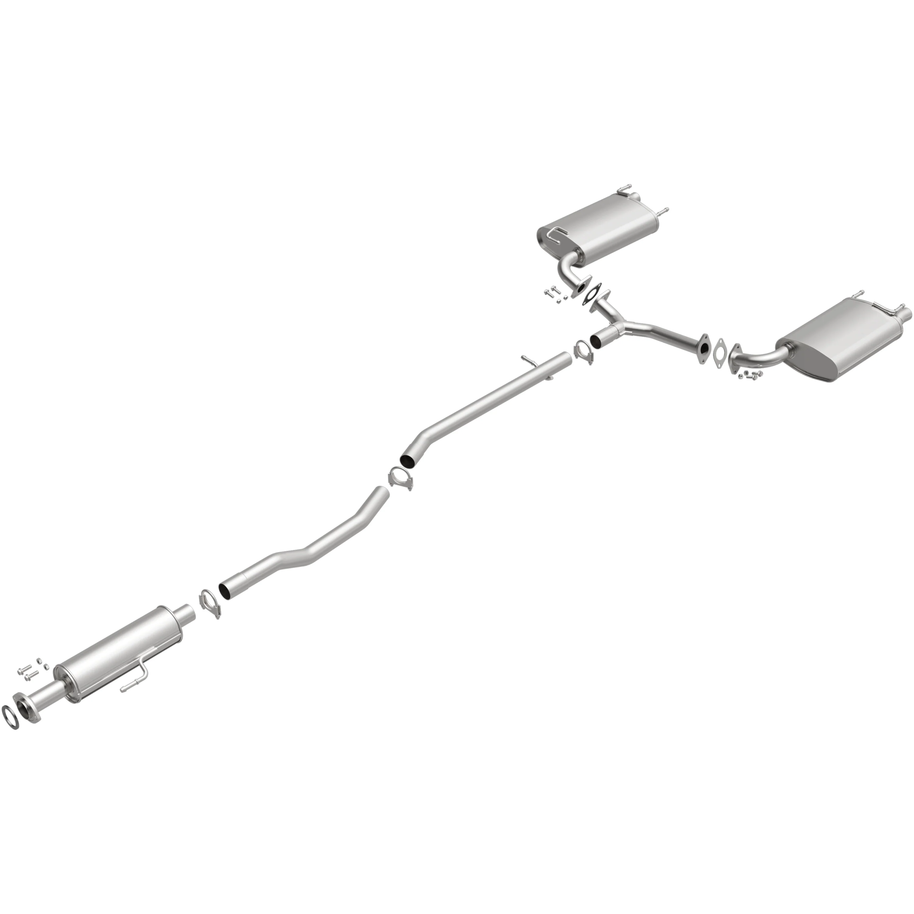 BRExhaust 2013-2018 Toyota Avalon 3.5L Direct-Fit Exhaust System Kit 106-0963 - Image 4