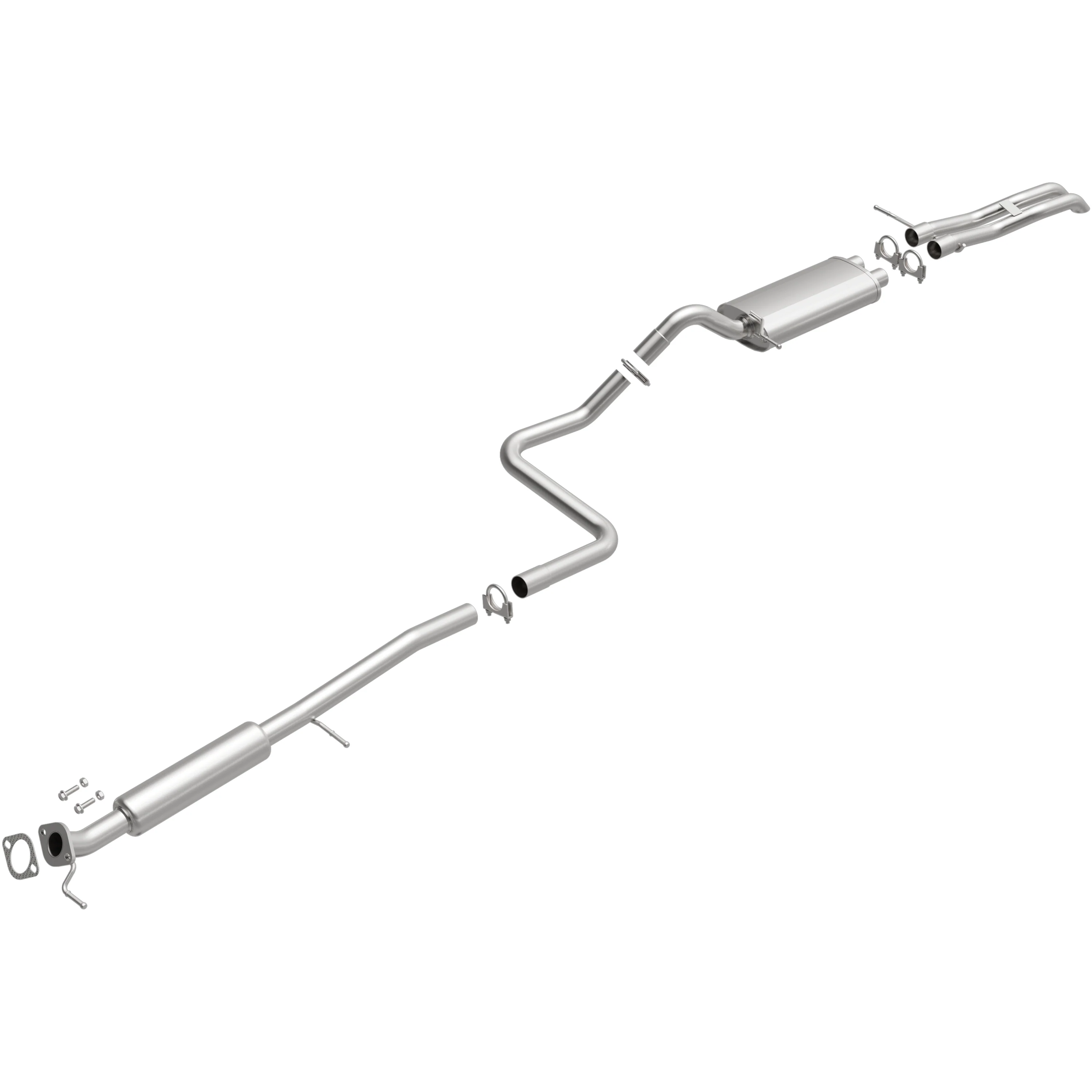BRExhaust 2011-2019 Ford Fiesta 1.6L Direct-Fit Exhaust System Kit 106-0964 - Image 4