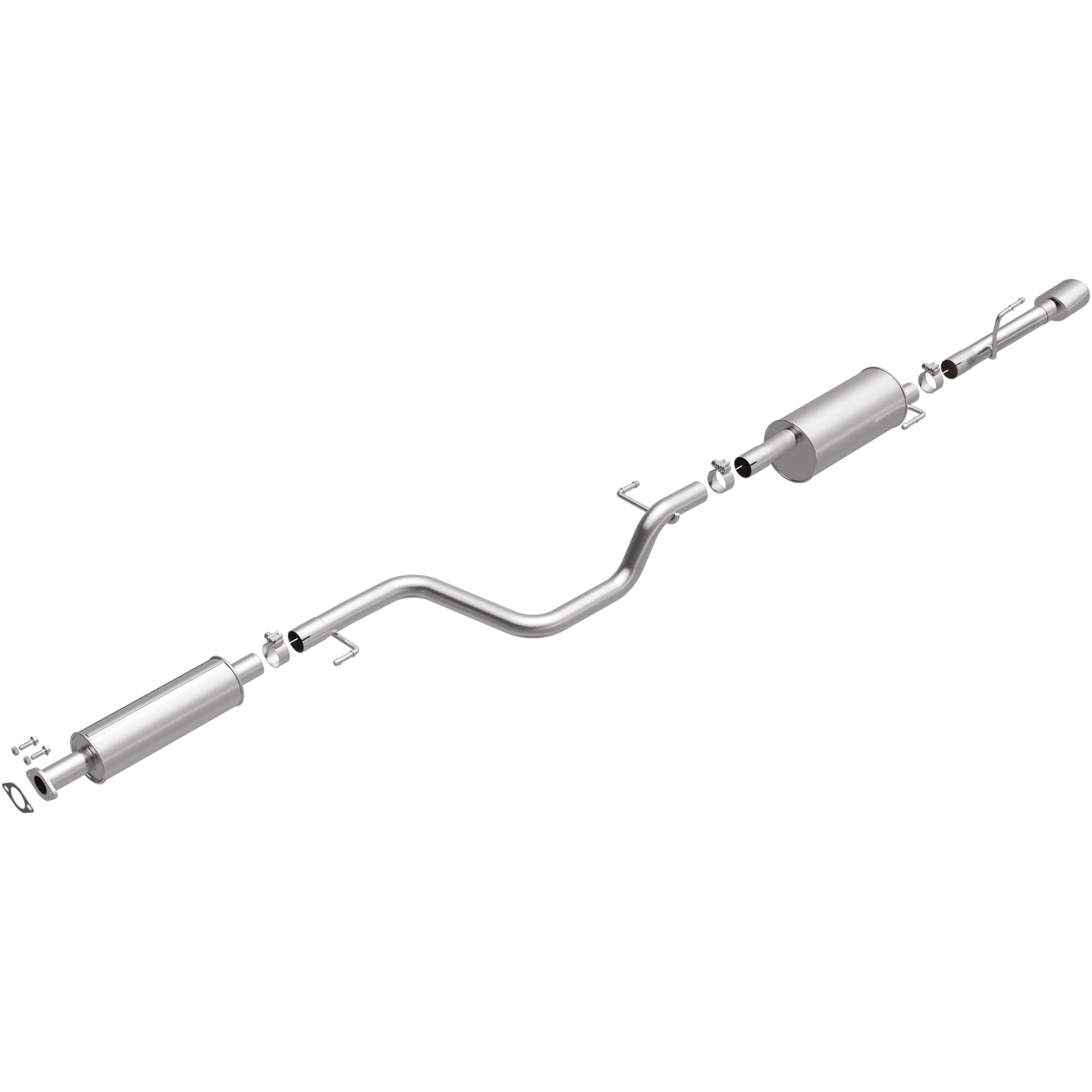BRExhaust 2012-2018 Chevrolet Sonic 1.8L Direct-Fit Exhaust System Kit 106-0969 - Image 4