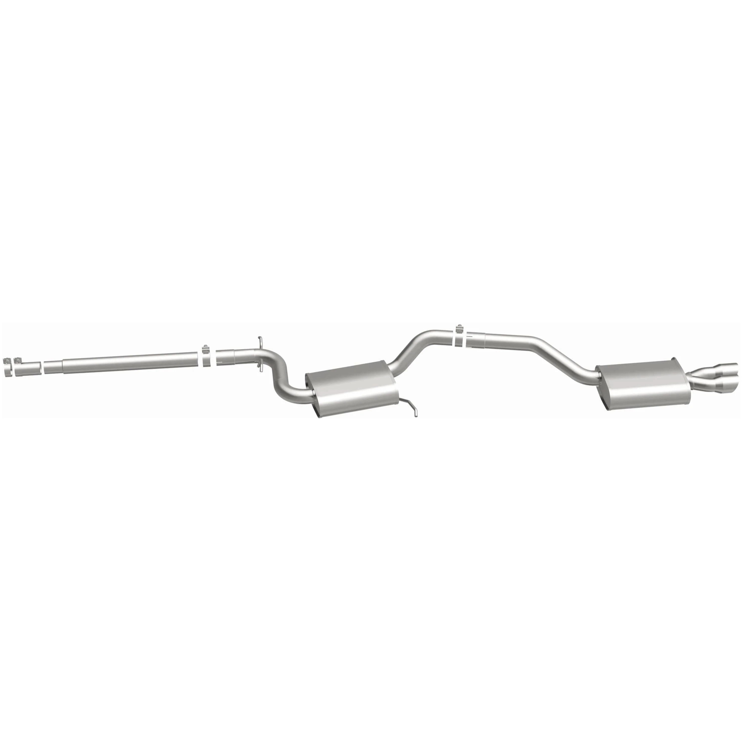 BRExhaust 2016-2018 Volkswagen Jetta 1.4L Direct-Fit Exhaust System Kit 106-0972 - Image 5