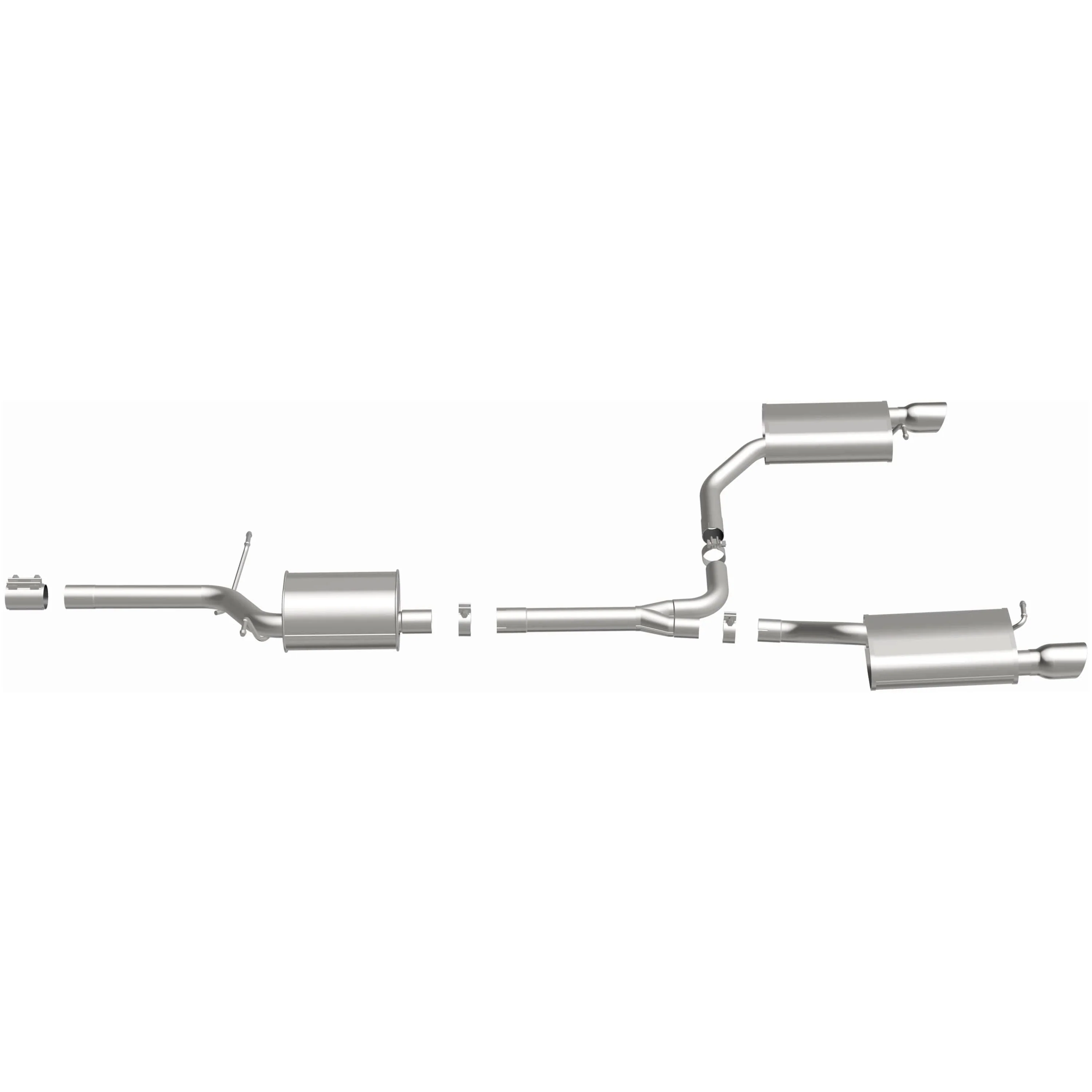BRExhaust 2013-2017 Audi Q5 2.0L Direct-Fit Exhaust System Kit 106-0981 - Image 5