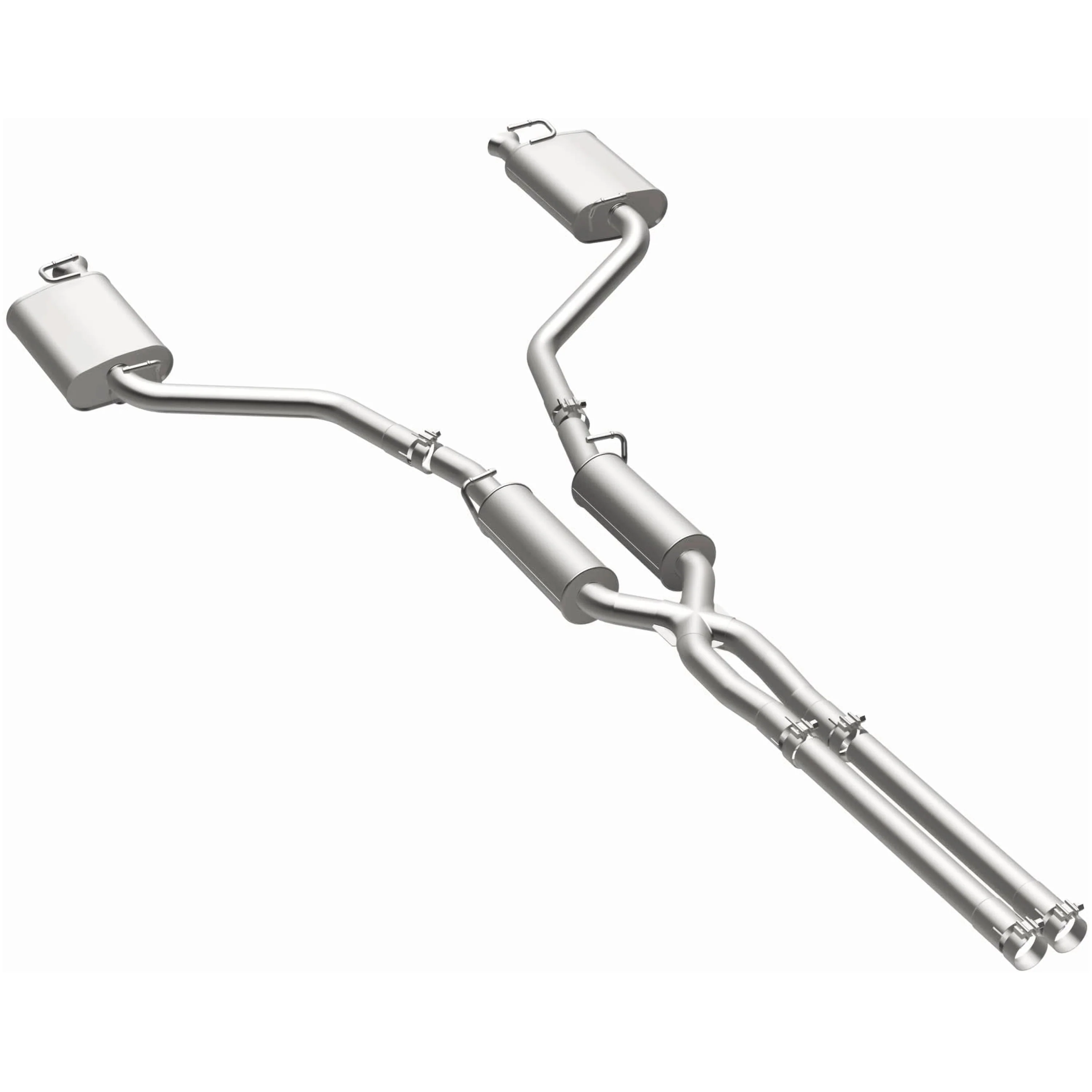 BRExhaust 2011-2014 Dodge Charger 5.7L Direct-Fit Exhaust System Kit 106-0982 - Image 2