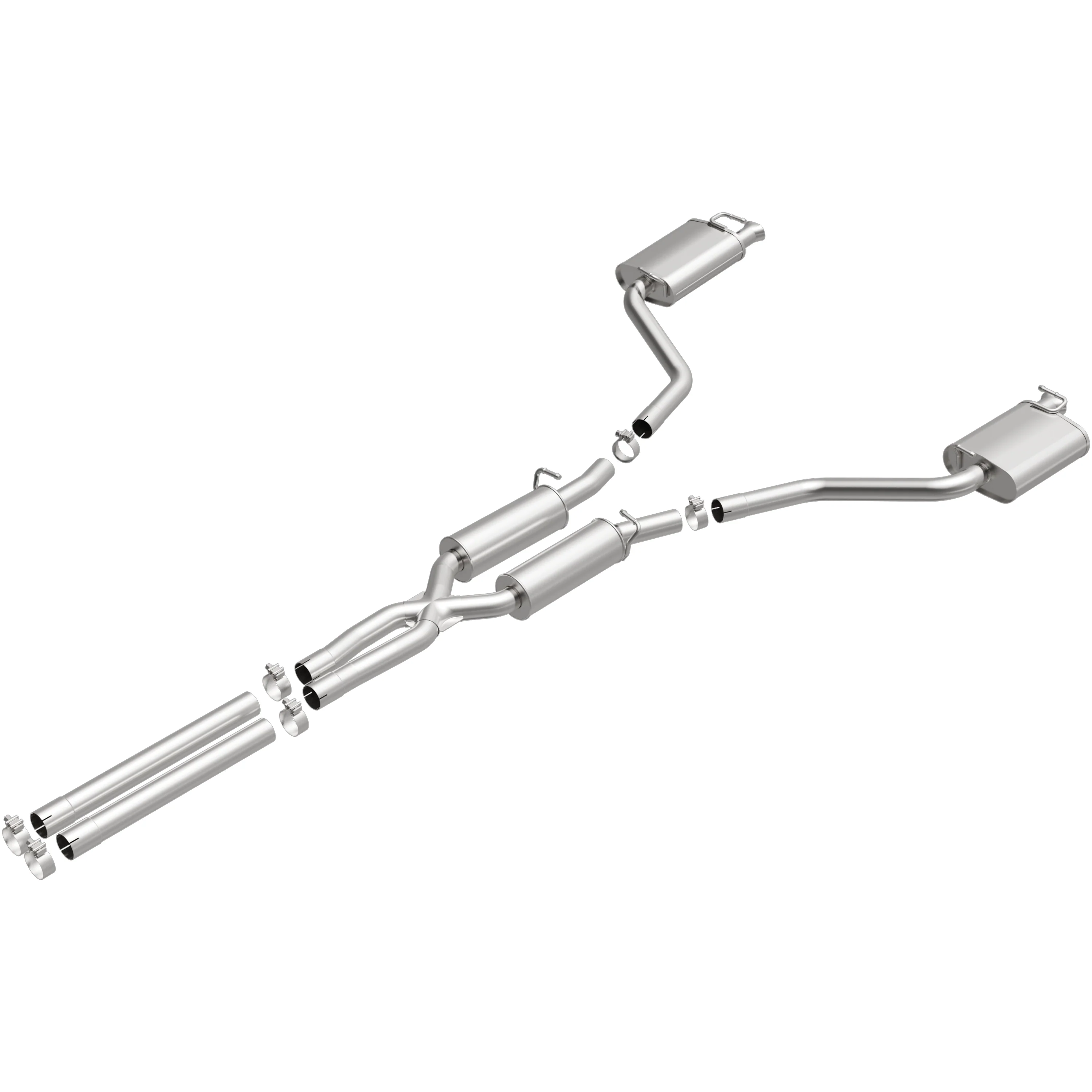 BRExhaust 2011-2014 Dodge Charger 5.7L Direct-Fit Exhaust System Kit 106-0982 - Image 4