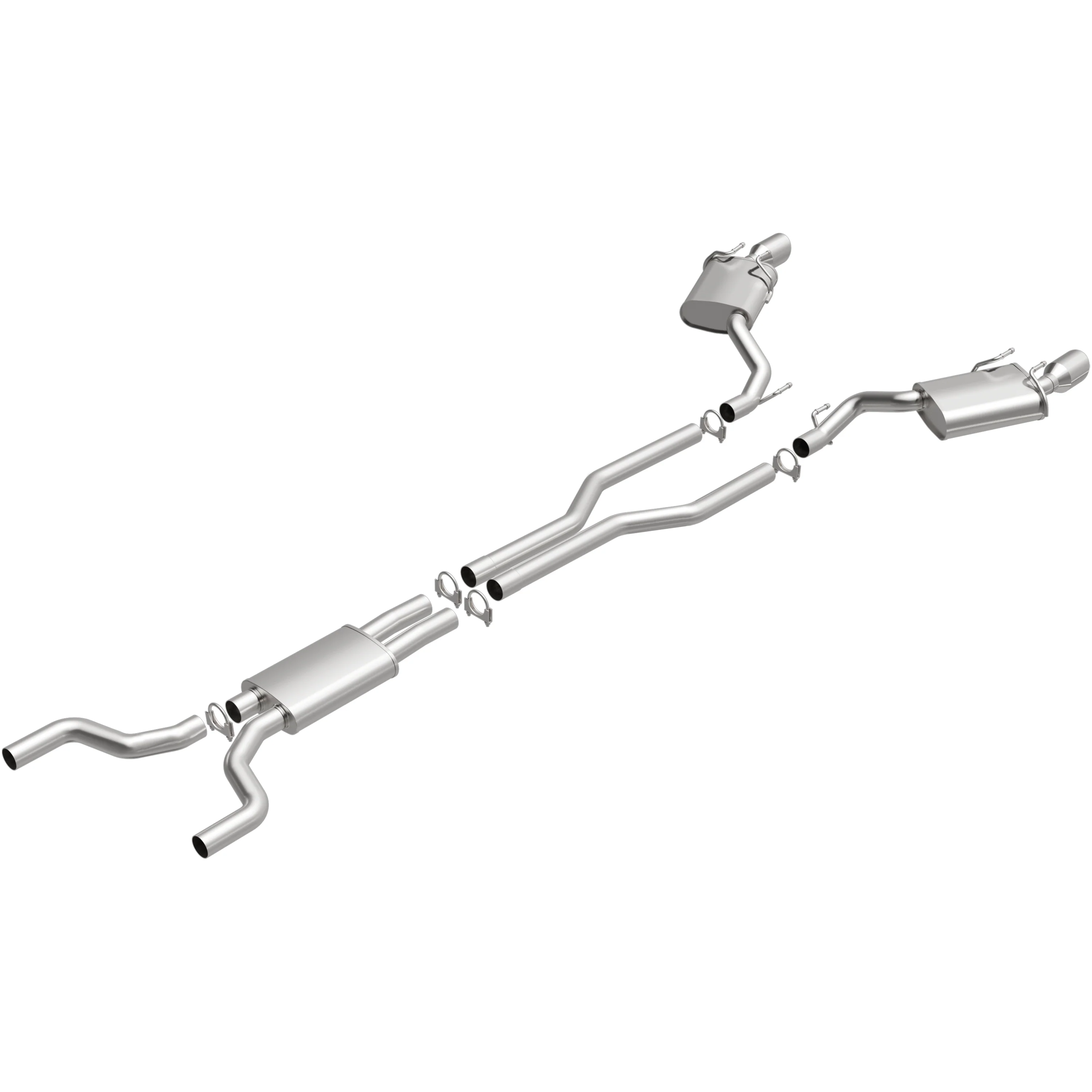 BRExhaust 2010-2013 Chevrolet Camaro SS 6.2L Direct-Fit Exhaust System Kit 106-0986 - Image 4