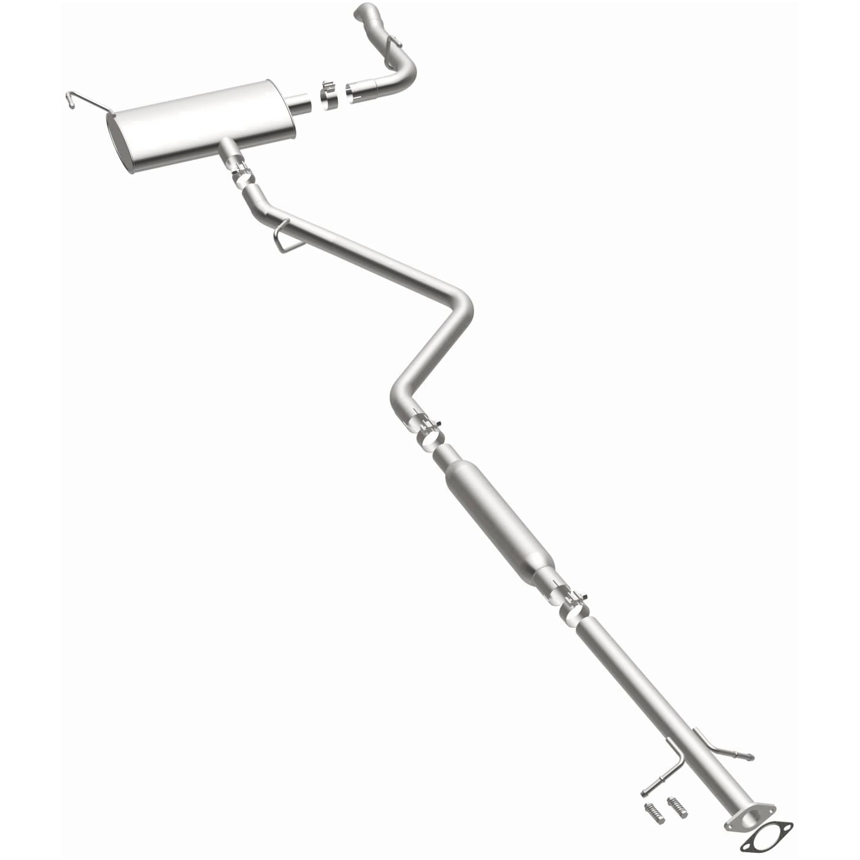 BRExhaust 2013-2016 Dodge Dart 2.4L | 2013-2016 Dodge Dart 2.0L Direct-Fit Exhaust System Kit 106-0988 - Image 2