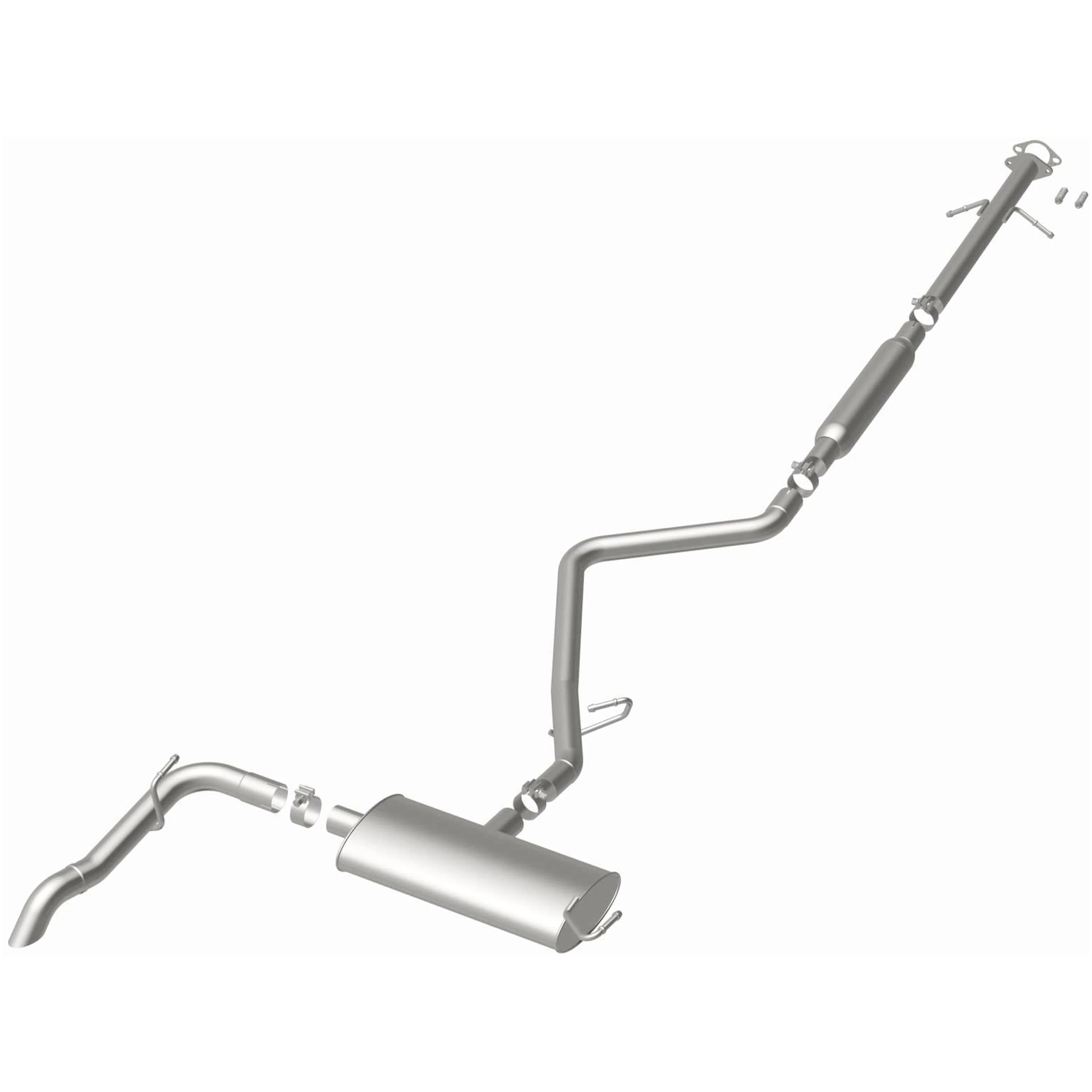 BRExhaust 2013-2016 Dodge Dart 2.4L | 2013-2016 Dodge Dart 2.0L Direct-Fit Exhaust System Kit 106-0988 - Image 3