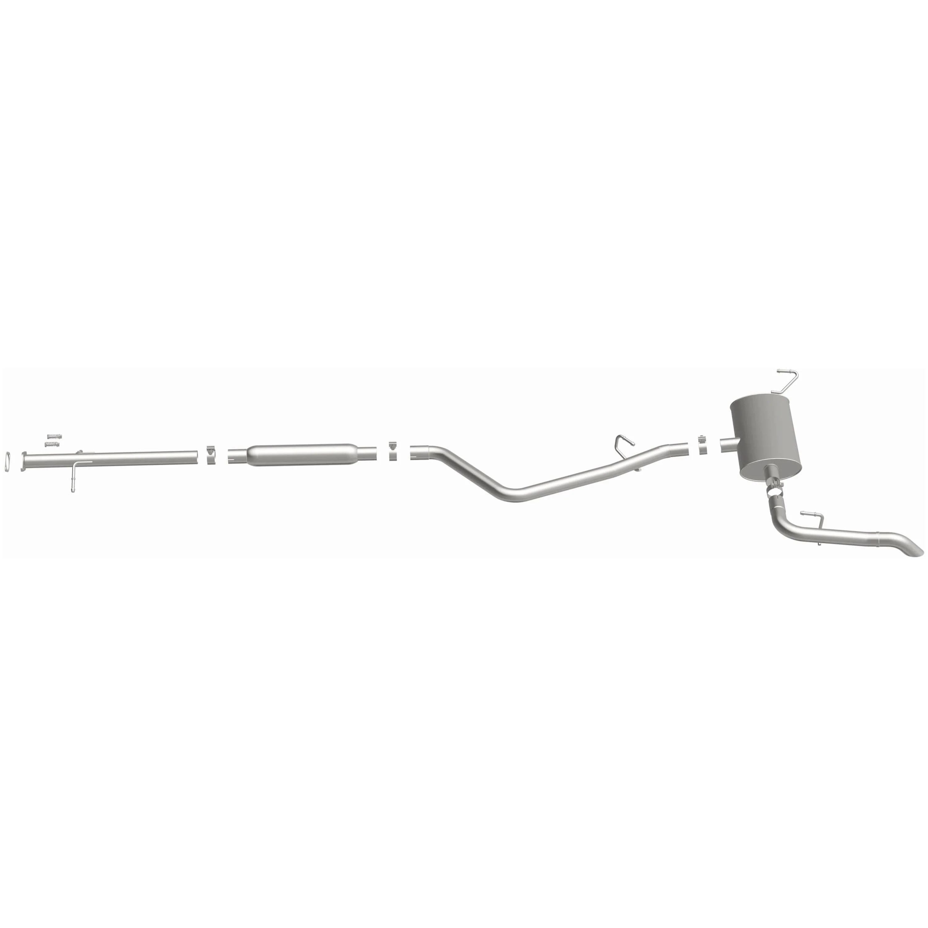 BRExhaust 2013-2016 Dodge Dart 2.4L | 2013-2016 Dodge Dart 2.0L Direct-Fit Exhaust System Kit 106-0988 - Image 5