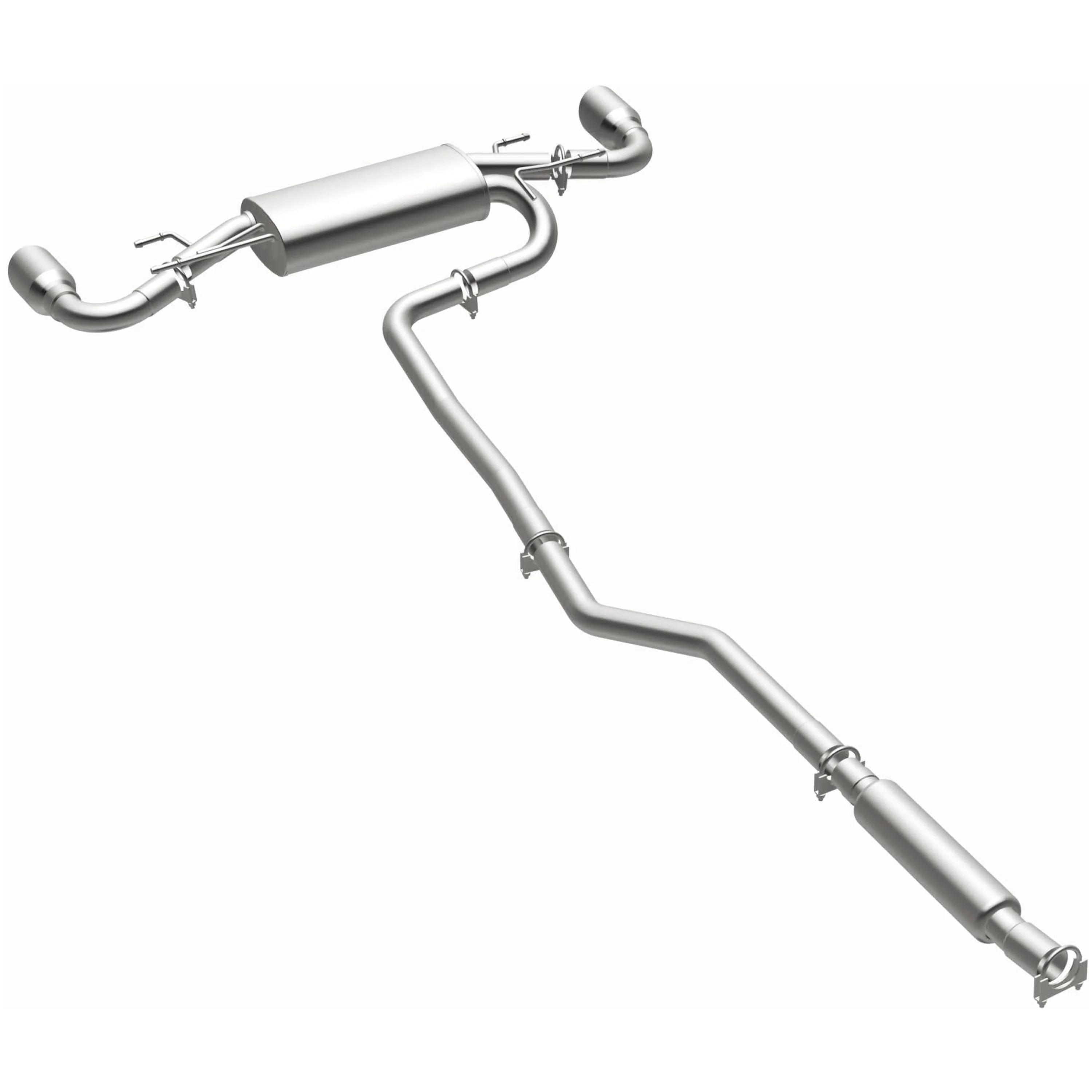 BRExhaust 2014-2018 Mazda 3 2.0L | 2014-2018 Mazda 3 2.5L Direct-Fit Exhaust System Kit 106-0998 - Image 2