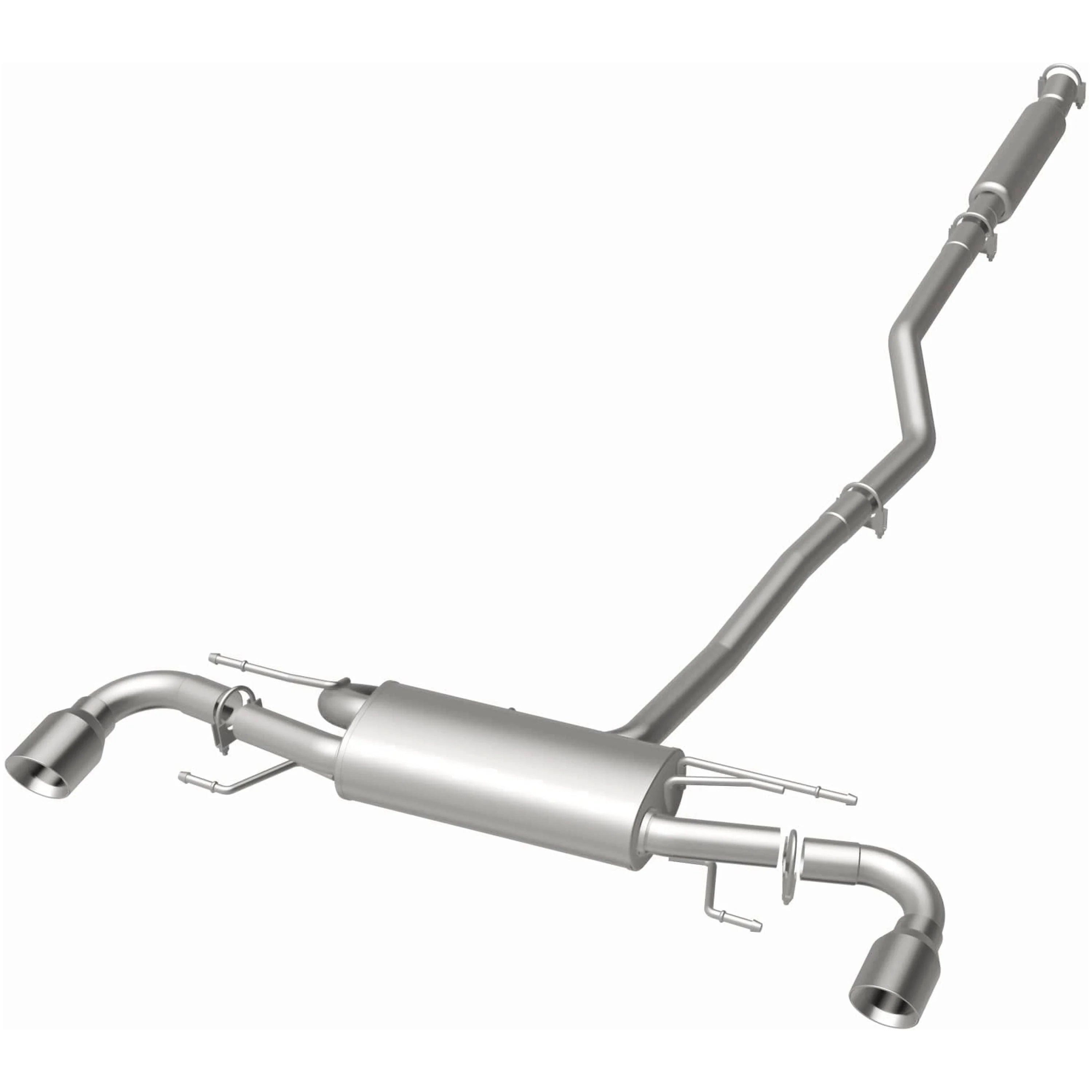 BRExhaust 2014-2018 Mazda 3 2.0L | 2014-2018 Mazda 3 2.5L Direct-Fit Exhaust System Kit 106-0998 - Image 3