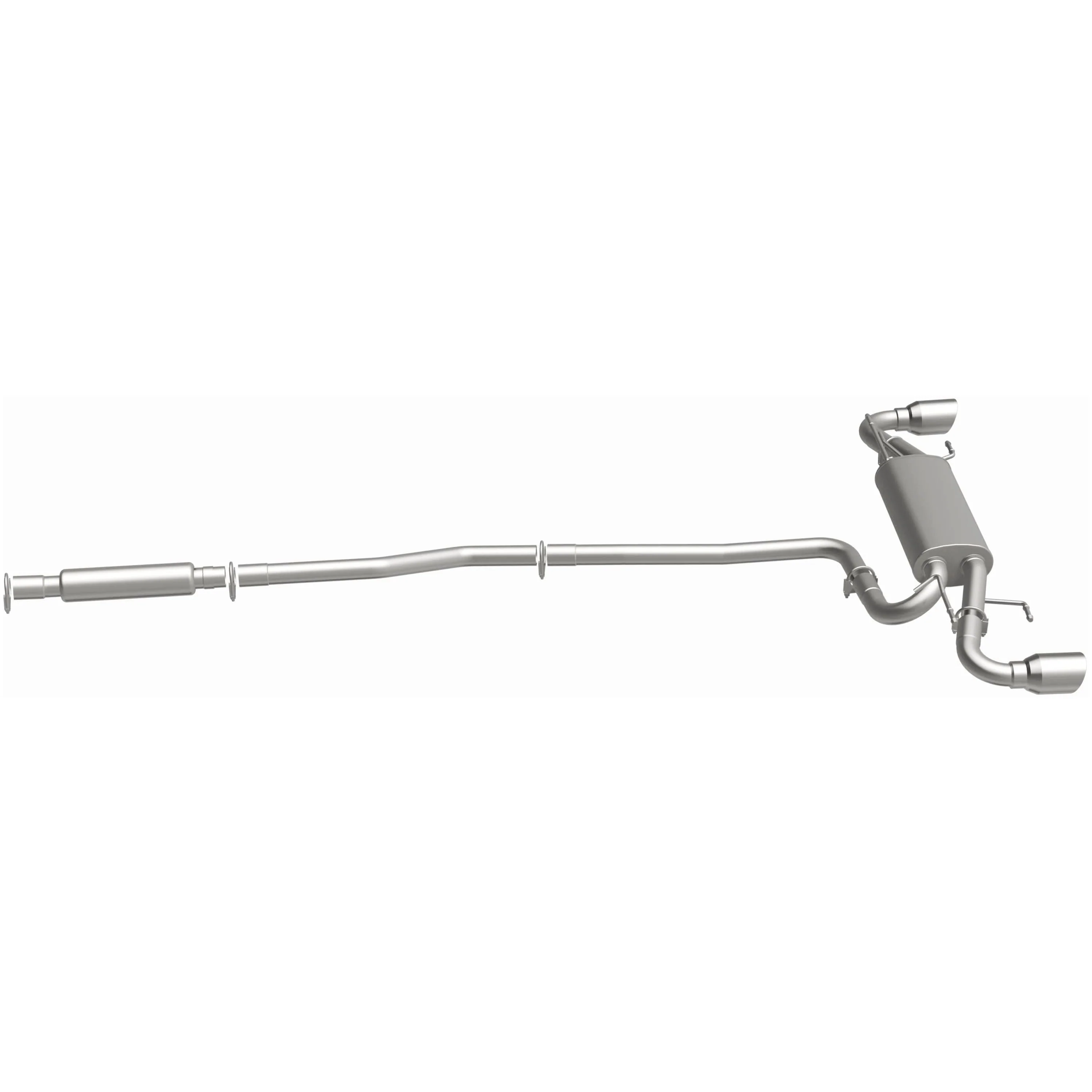 BRExhaust 2014-2018 Mazda 3 2.0L | 2014-2018 Mazda 3 2.5L Direct-Fit Exhaust System Kit 106-0998 - Image 5