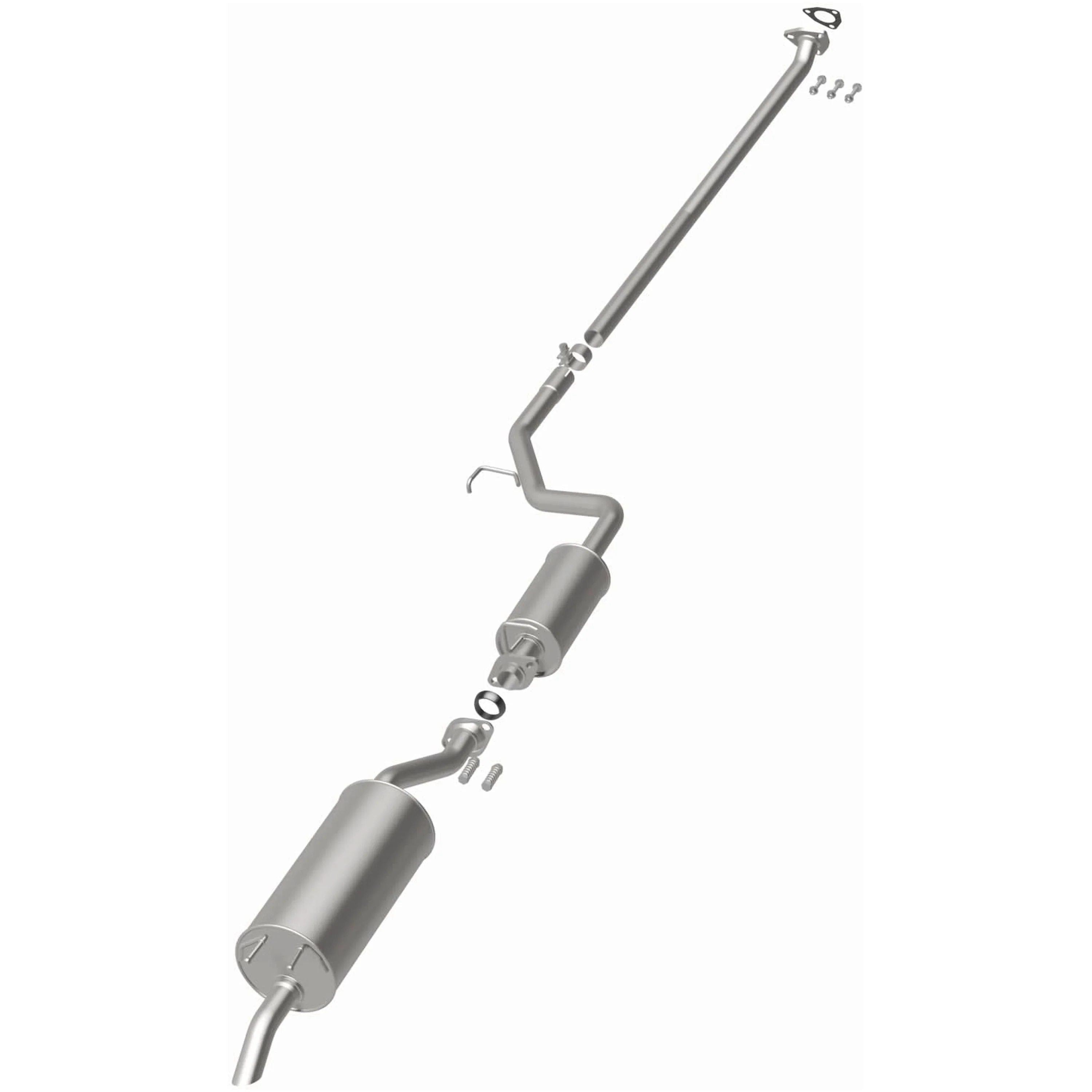 BRExhaust 2012-2013 Honda Civic 1.8L Direct-Fit Exhaust System Kit 106-1000 - Image 3