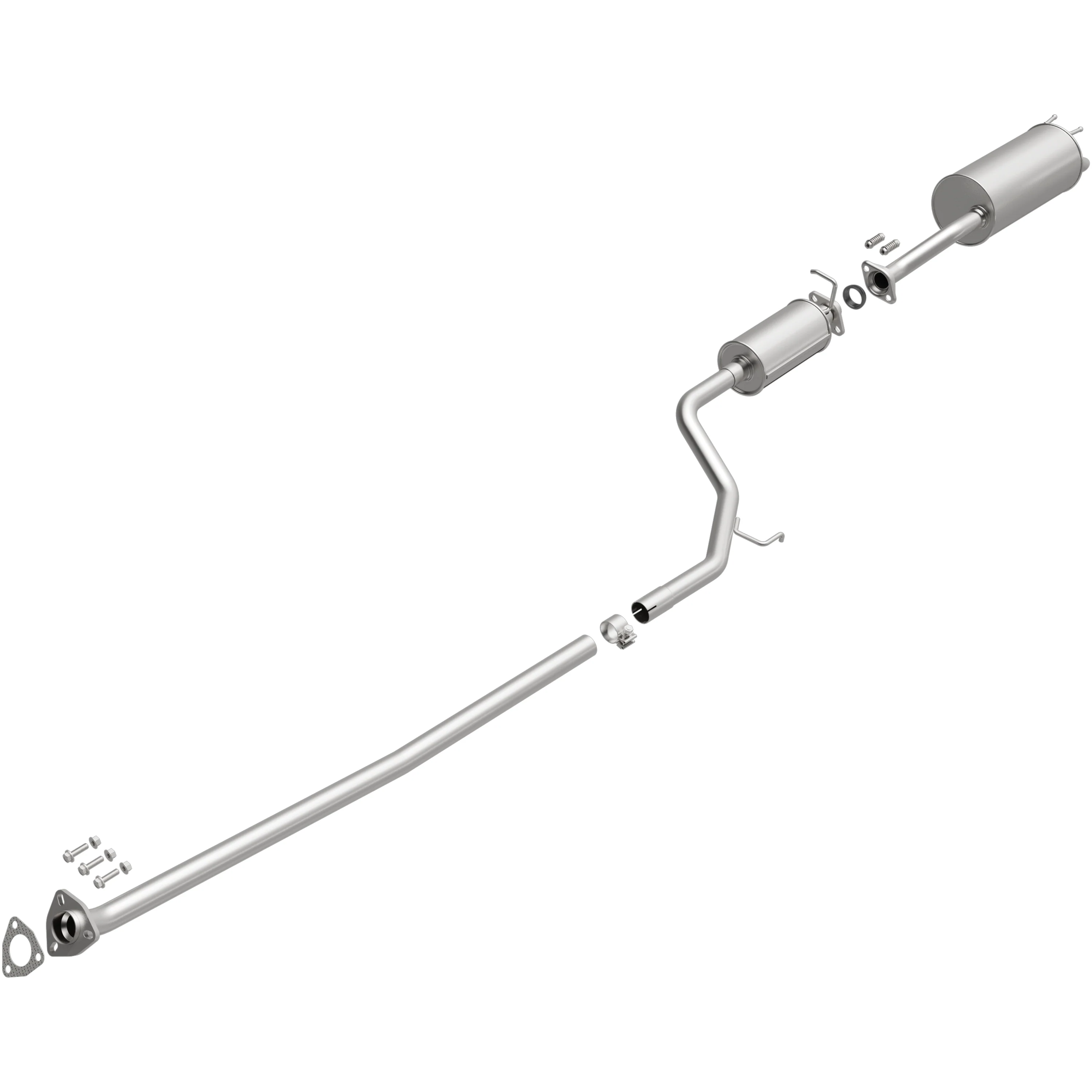 BRExhaust 2012-2013 Honda Civic 1.8L Direct-Fit Exhaust System Kit 106-1000 - Image 4