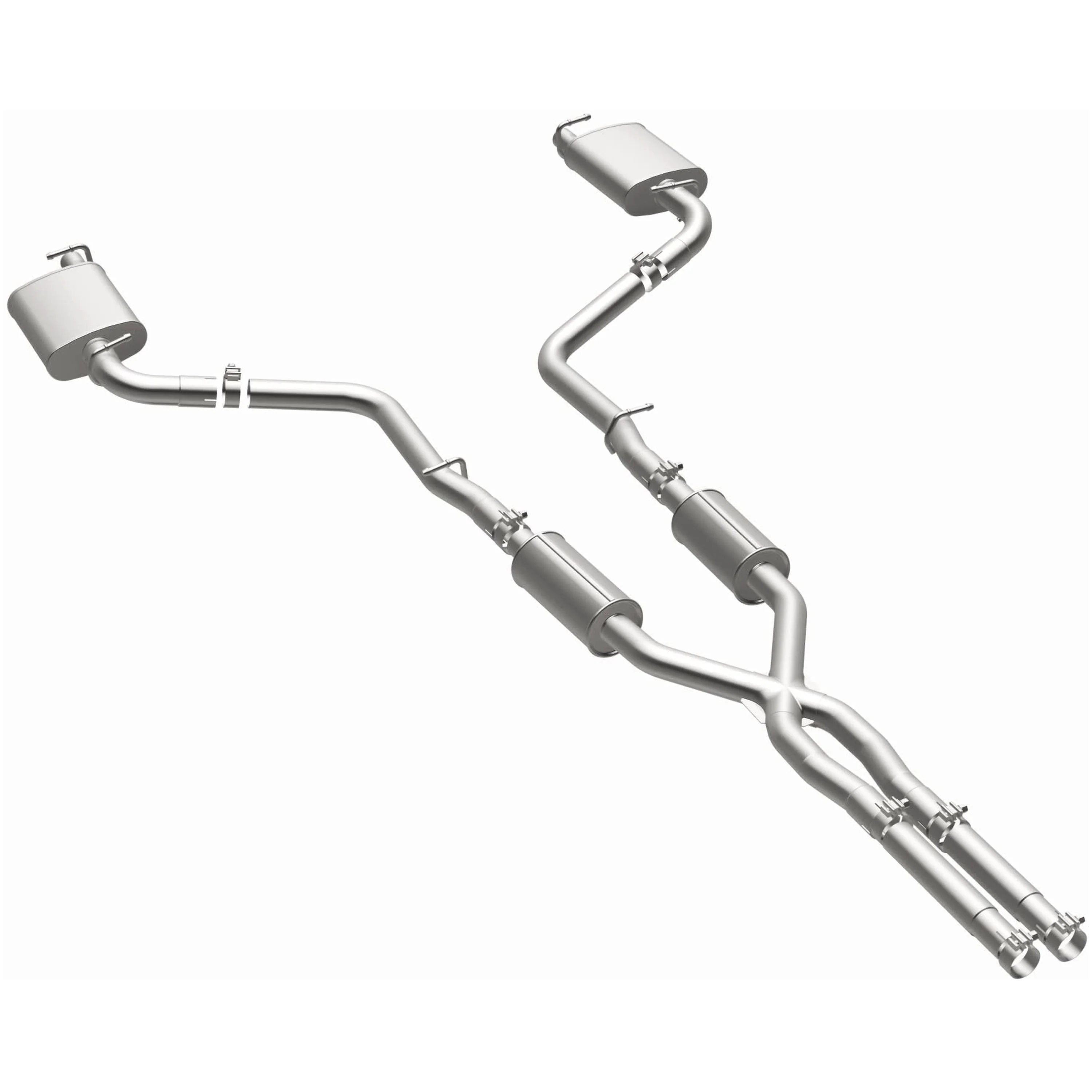 BRExhaust 2015-2023 Dodge Challenger 3.6L Direct-Fit Exhaust System Kit 106-1002 - Image 2