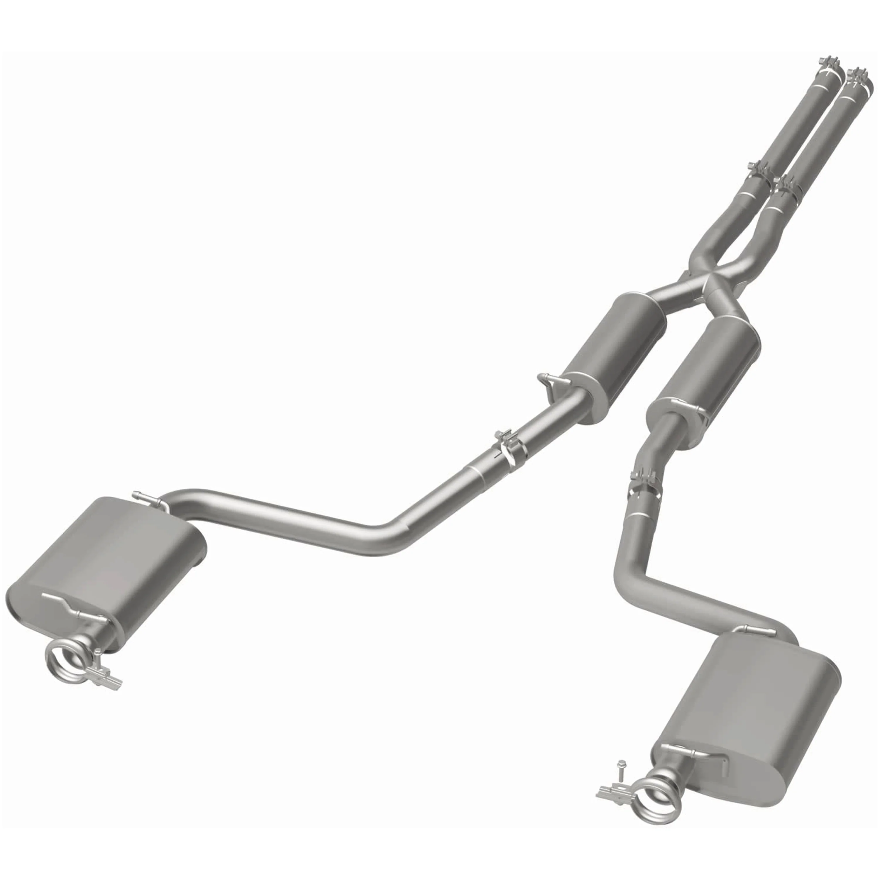 BRExhaust 2009-2014 Dodge Challenger 5.7L Direct-Fit Exhaust System Kit 106-1004 - Image 3