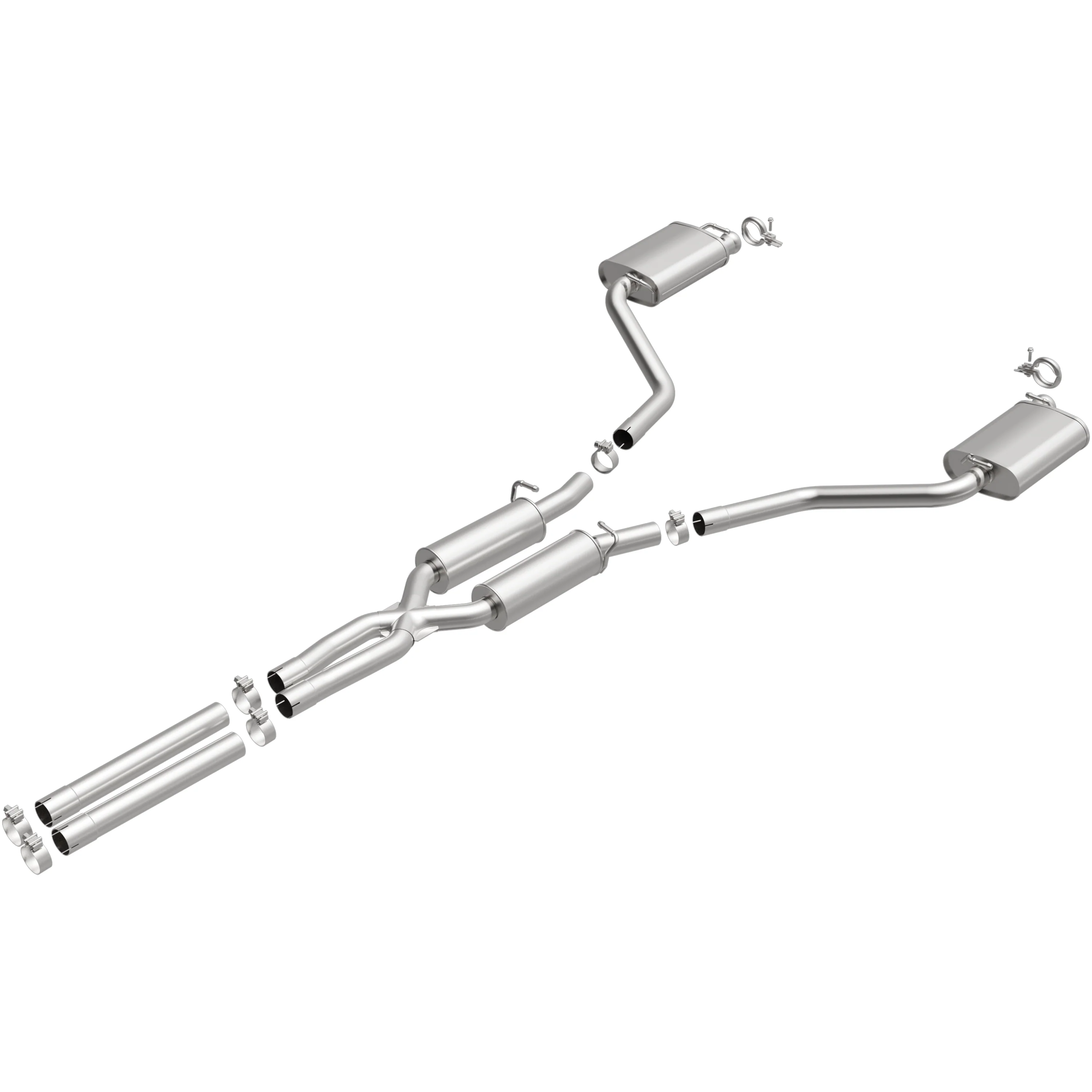 BRExhaust 2009-2014 Dodge Challenger 5.7L Direct-Fit Exhaust System Kit 106-1004 - Image 4