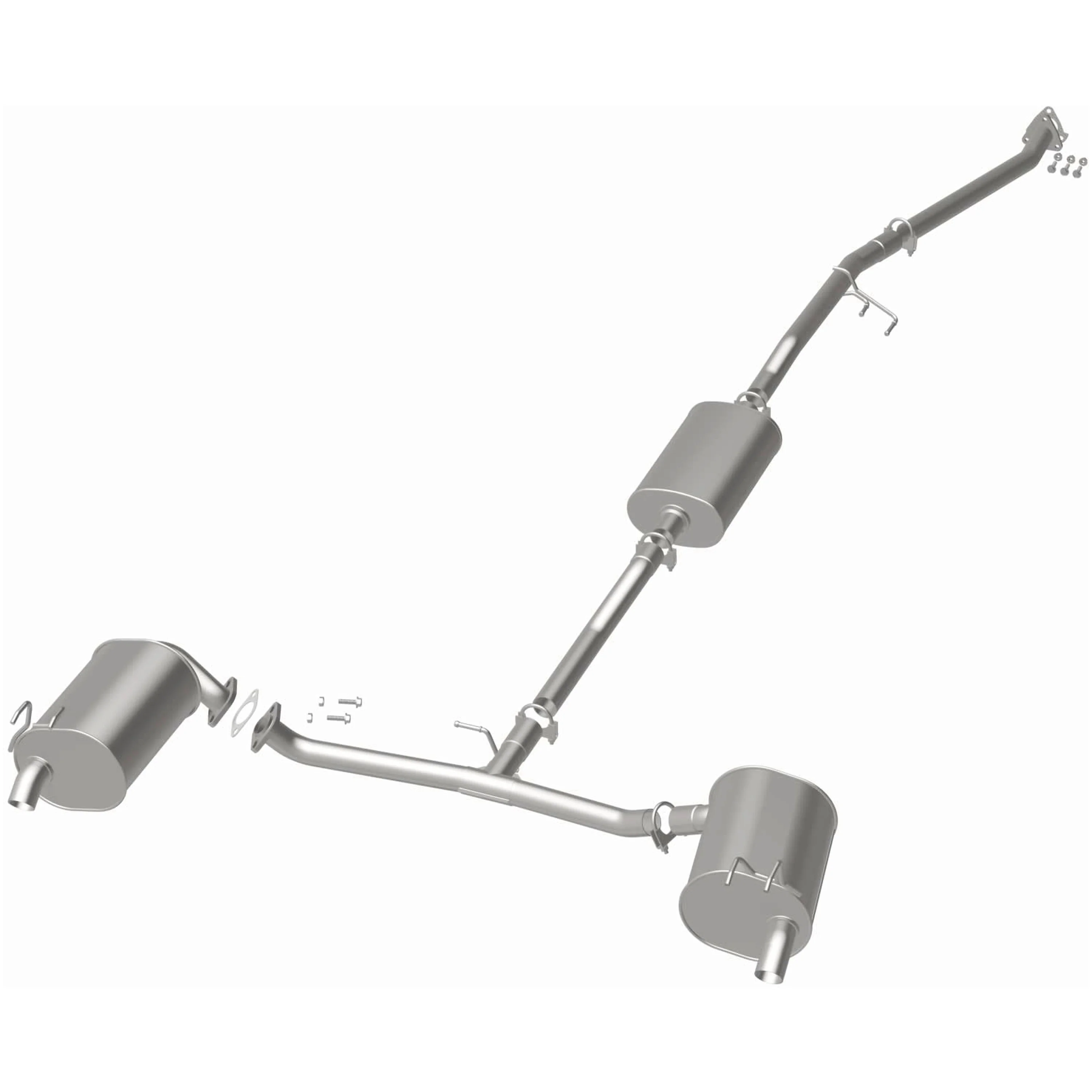 BRExhaust 2017-2019 Honda CR-V 1.5L Direct-Fit Exhaust System Kit 106-1005 - Image 3
