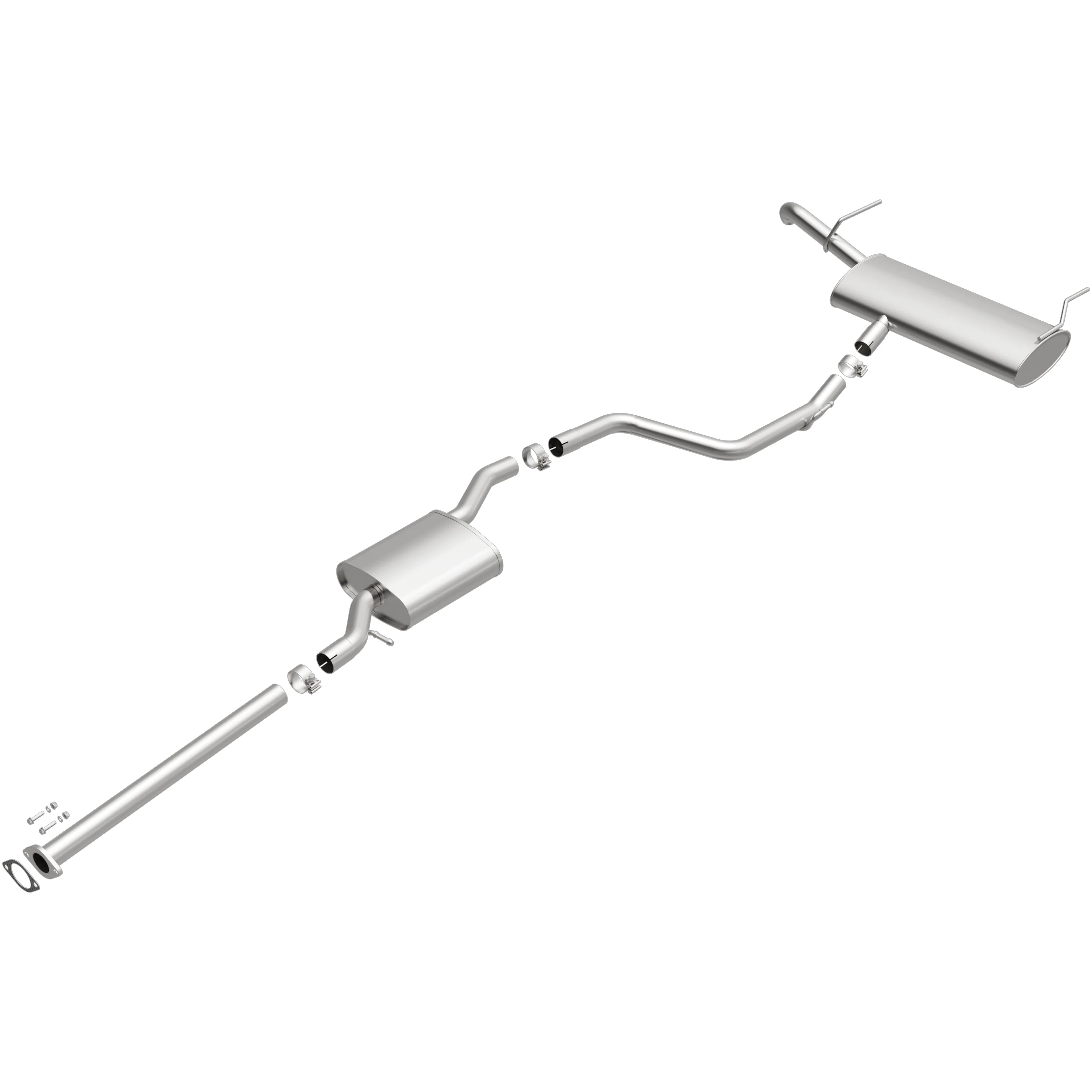 BRExhaust 2018-2024 Chevrolet Equinox 1.5L | 2018-2024 GMC Terrain 1.5L Direct-Fit Exhaust System Kit 106-1008 - Image 4