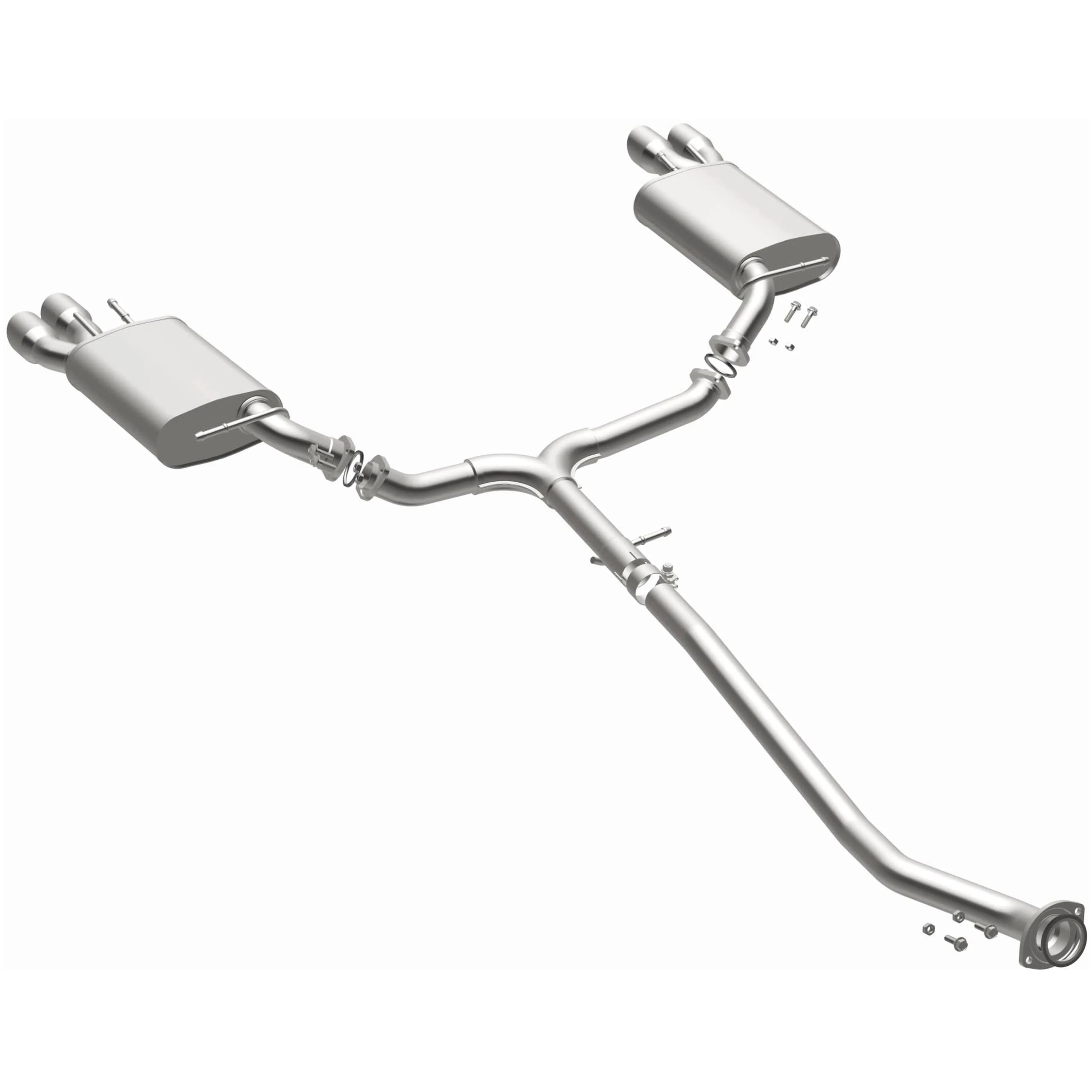 BRExhaust 2018-2024 Toyota Camry XSE 2.5L Direct-Fit Exhaust System Kit 106-1009 - Image 2