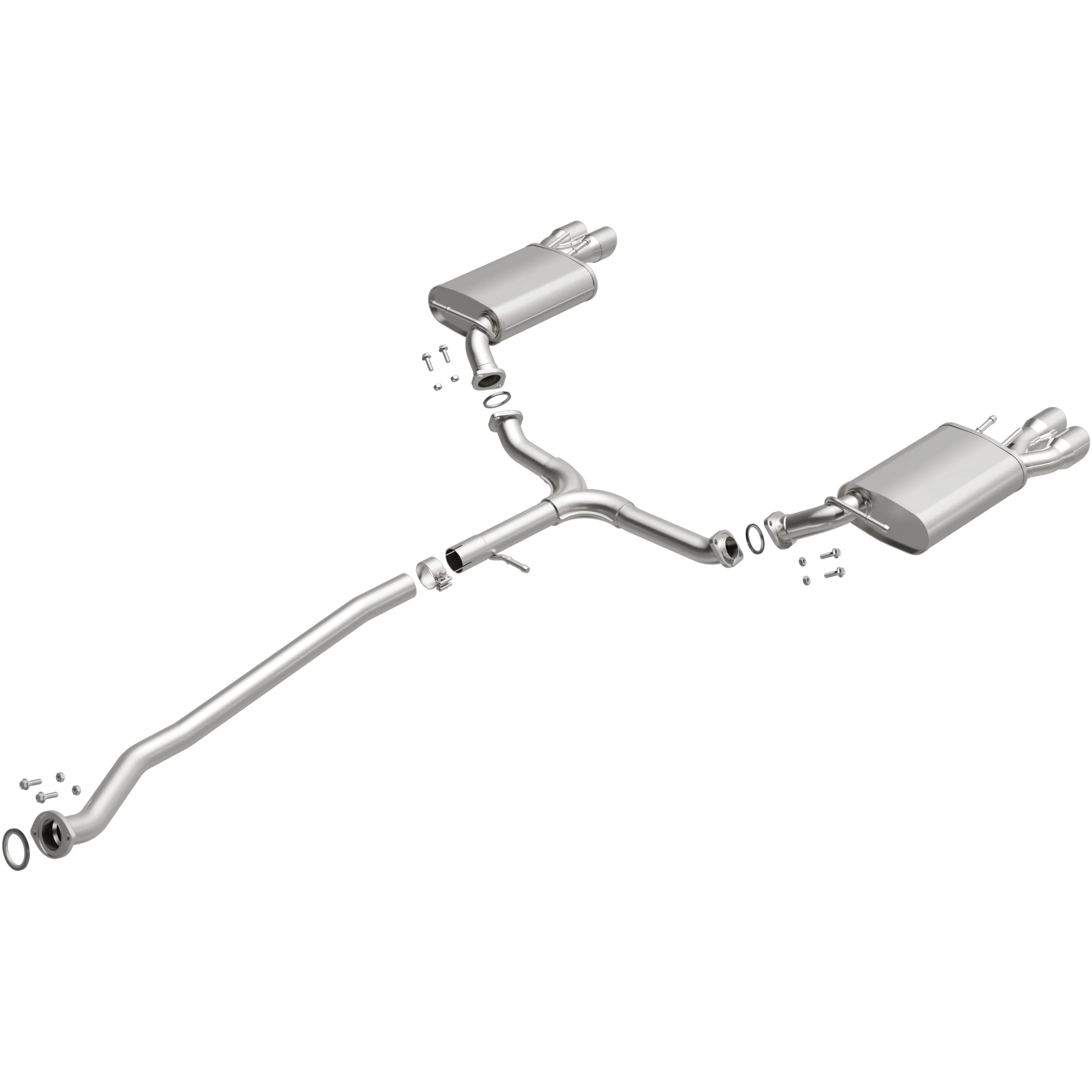 BRExhaust 2018-2024 Toyota Camry XSE 2.5L Direct-Fit Exhaust System Kit 106-1009 - Image 4