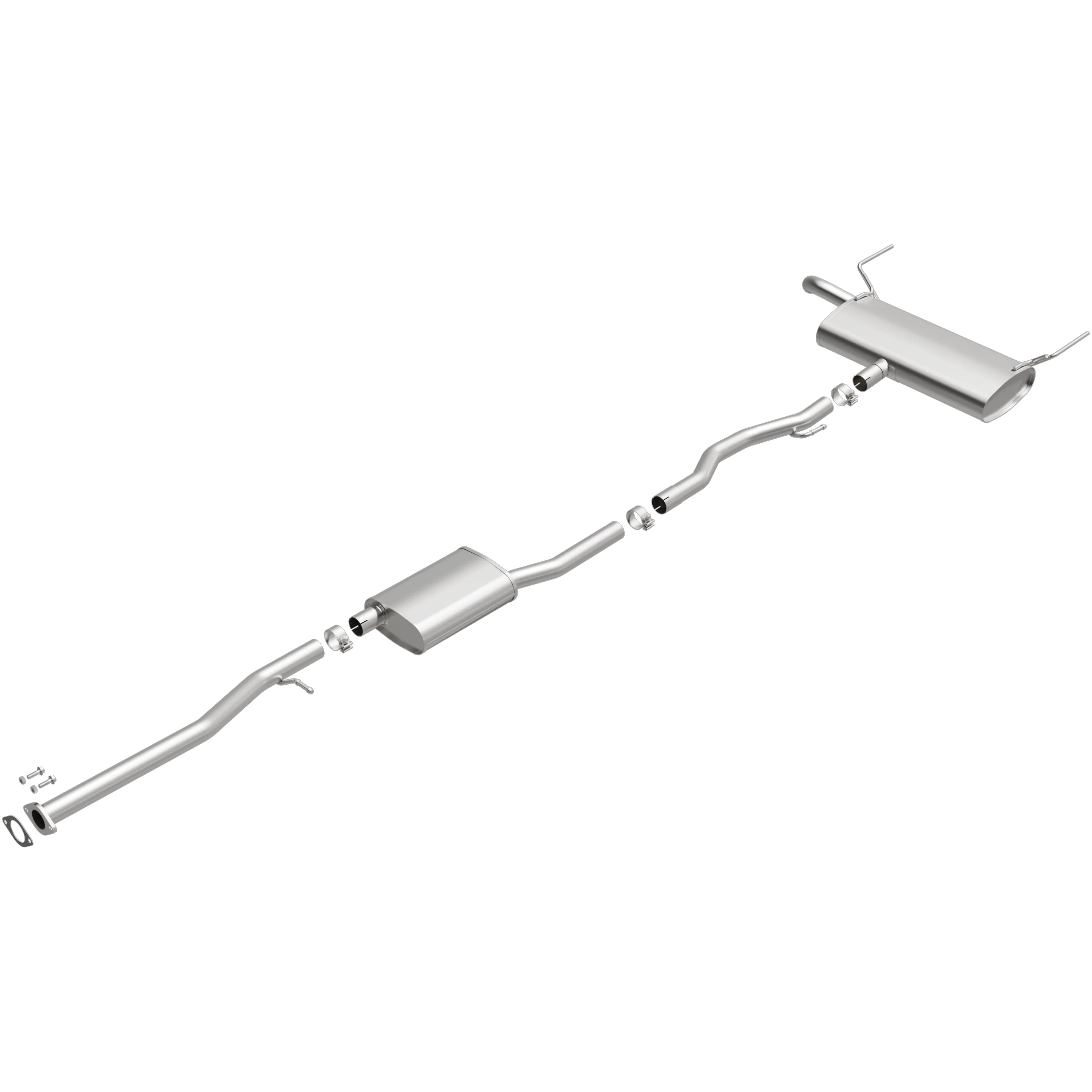 BRExhaust 2018-2024 Chevrolet Equinox 1.5L | 2018-2024 GMC Terrain 1.5L Direct-Fit Exhaust System Kit 106-1012 - Image 4