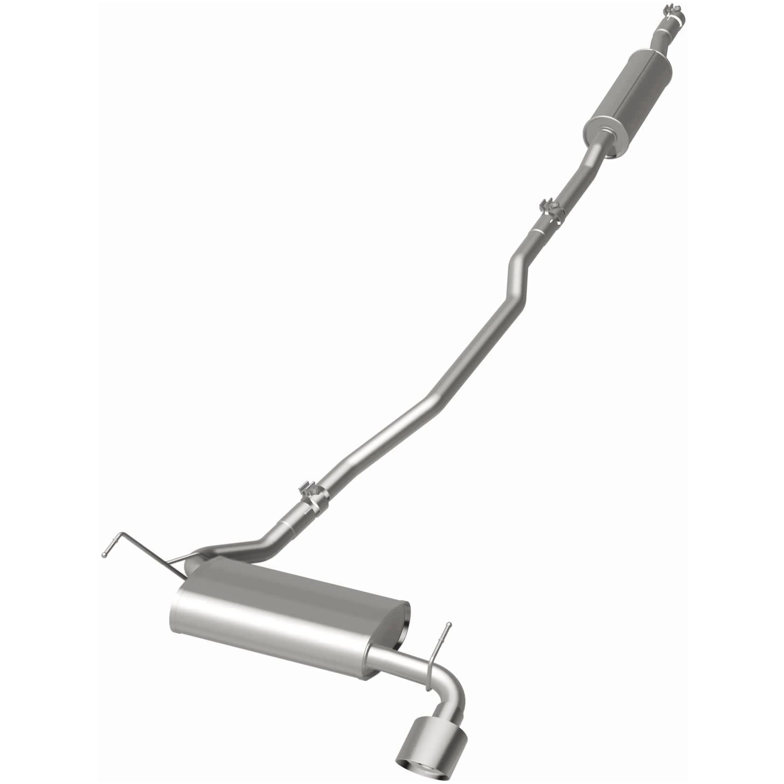 BRExhaust 2018-2022 Jeep Compass 2.4L Direct-Fit Exhaust System Kit 106-1016 - Image 3