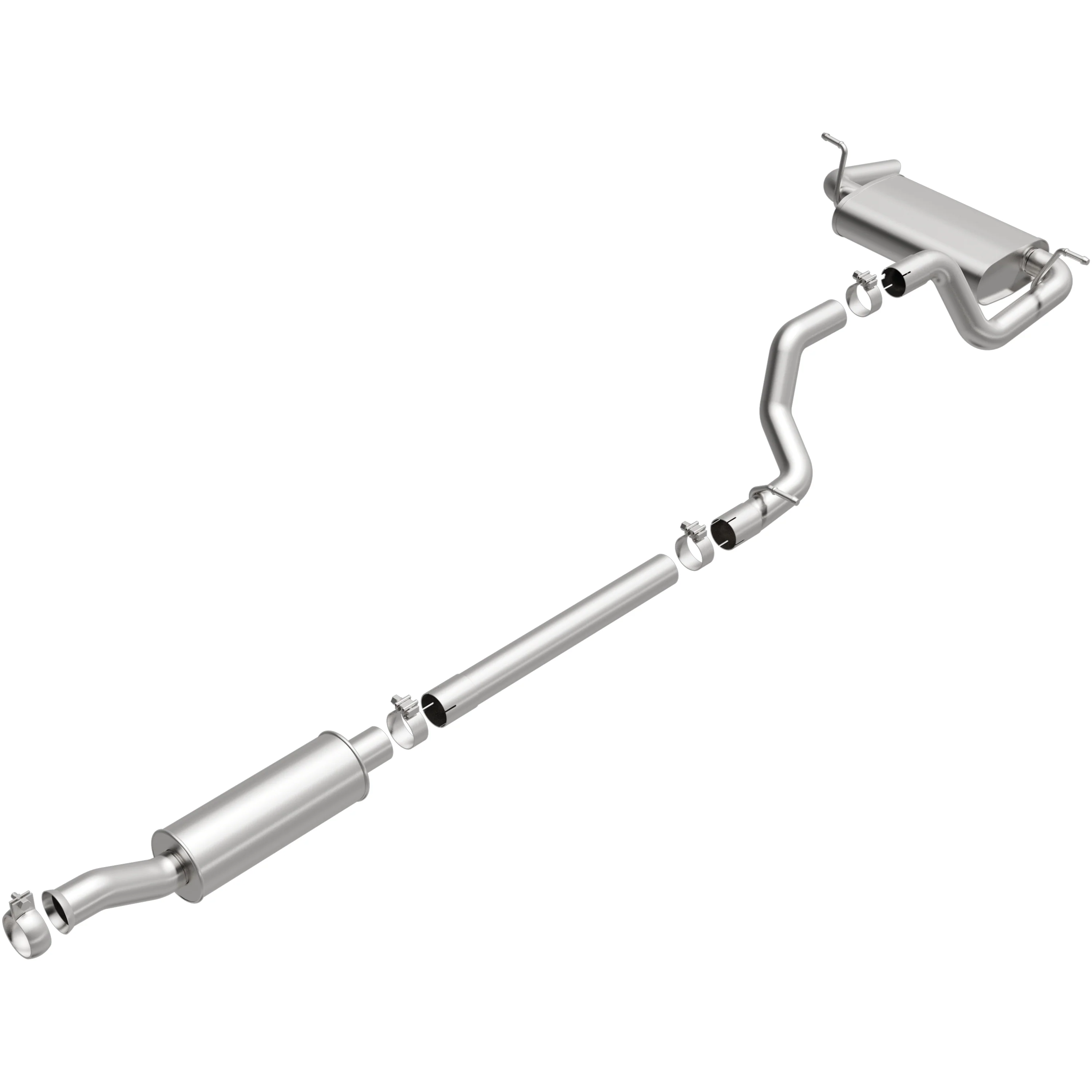 BRExhaust 2018-2024 Jeep Wrangler 3.6L Direct-Fit Exhaust System Kit 106-1022 - Image 4