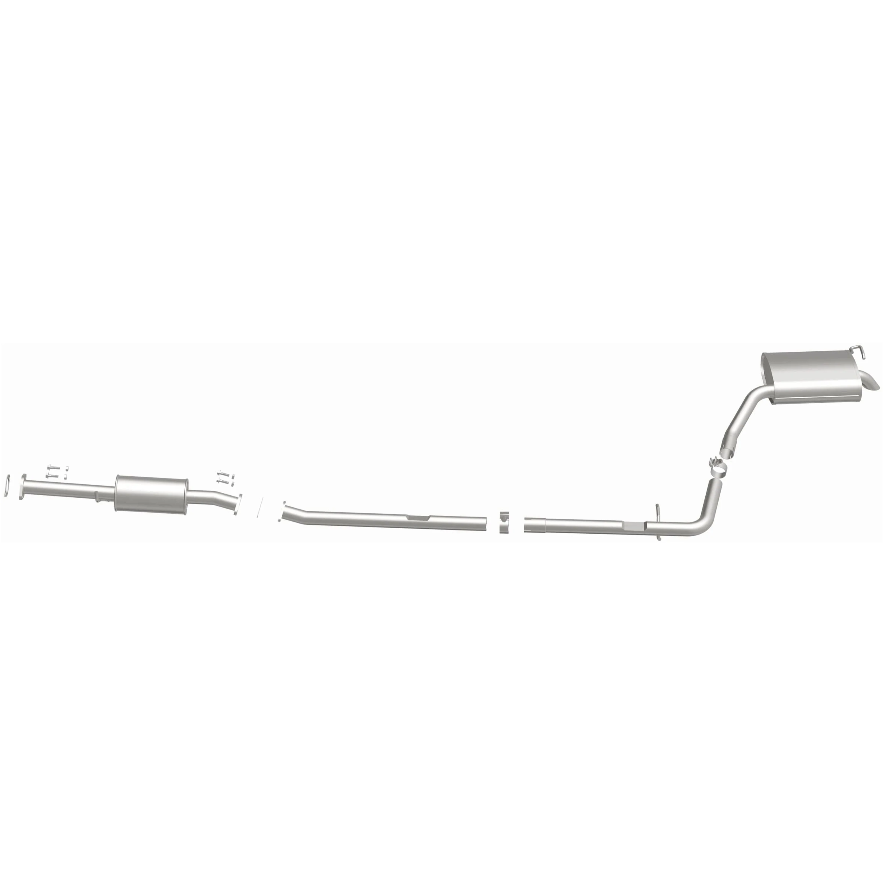 BRExhaust 2011-2016 Kia Optima 2.4L Direct-Fit Exhaust System Kit 106-1053 - Image 5