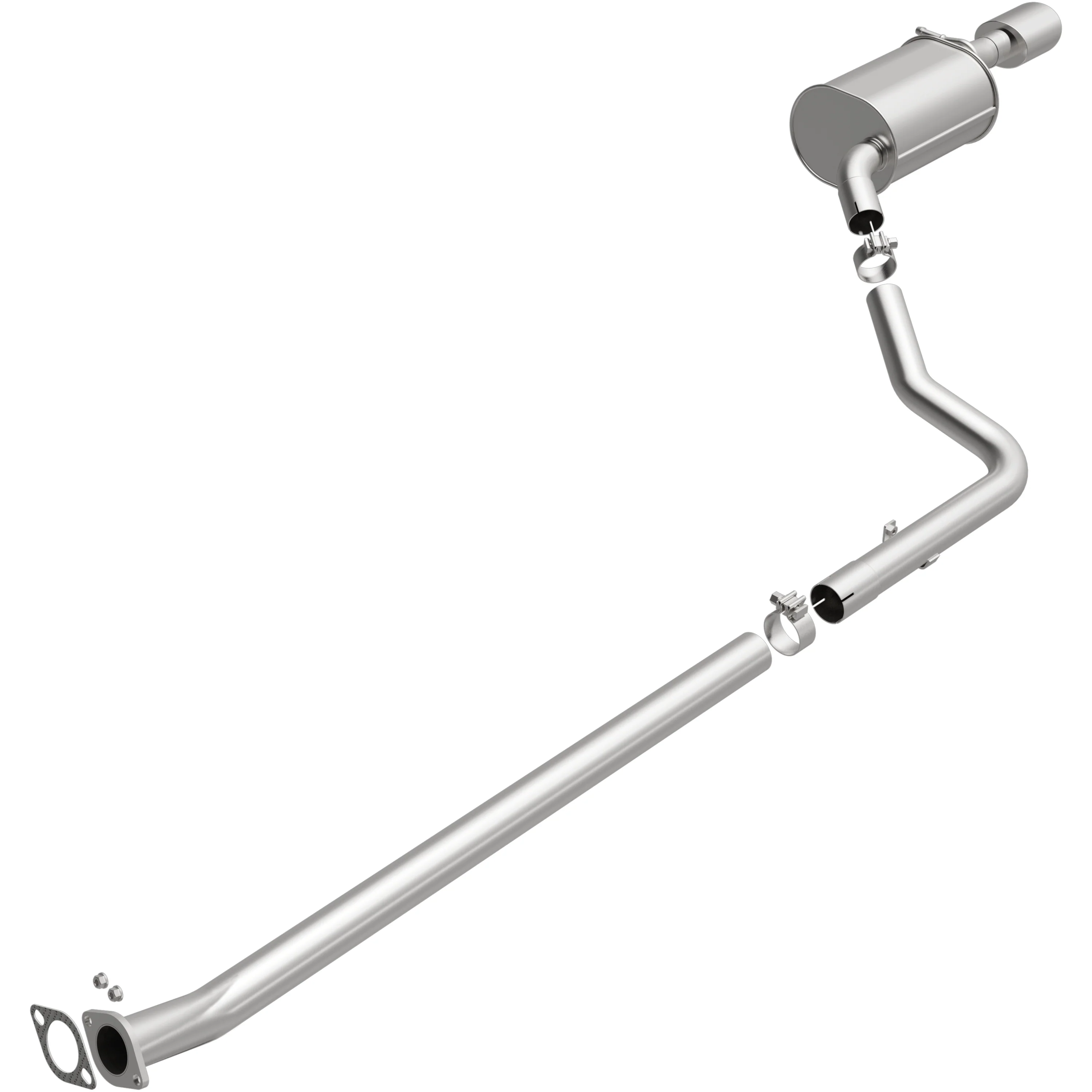 BRExhaust 2016-2020 Kia Optima LX 2.4L Direct-Fit Exhaust System Kit 106-1055 - Image 4