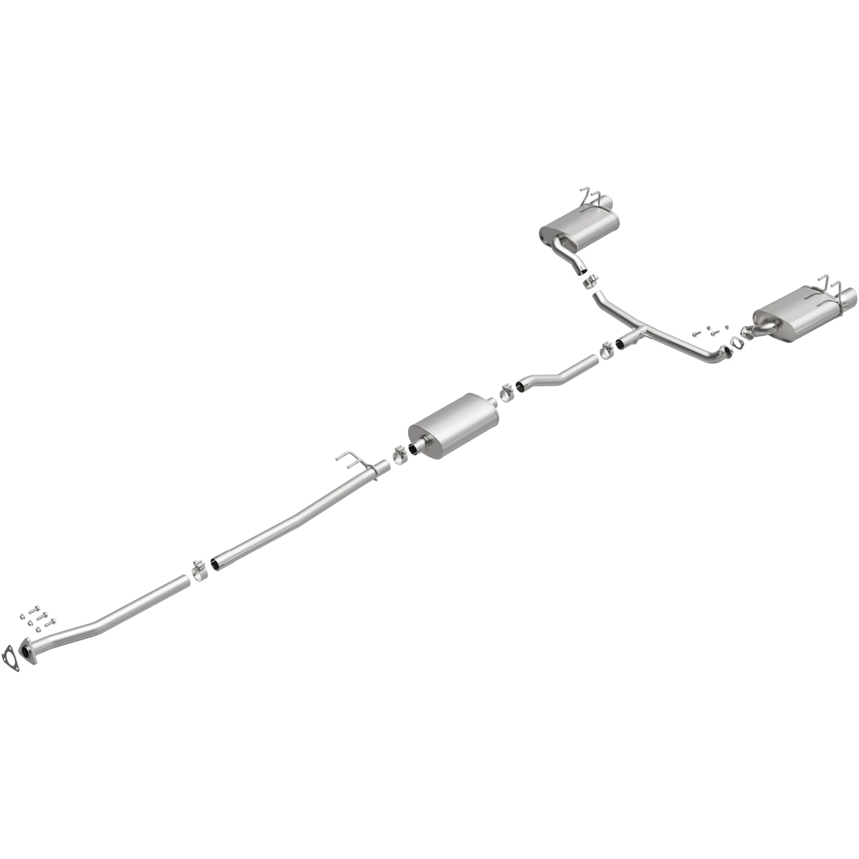BRExhaust 2017-2019 Honda CR-V Touring 1.5L Direct-Fit Exhaust System Kit 106-1065 - Image 4