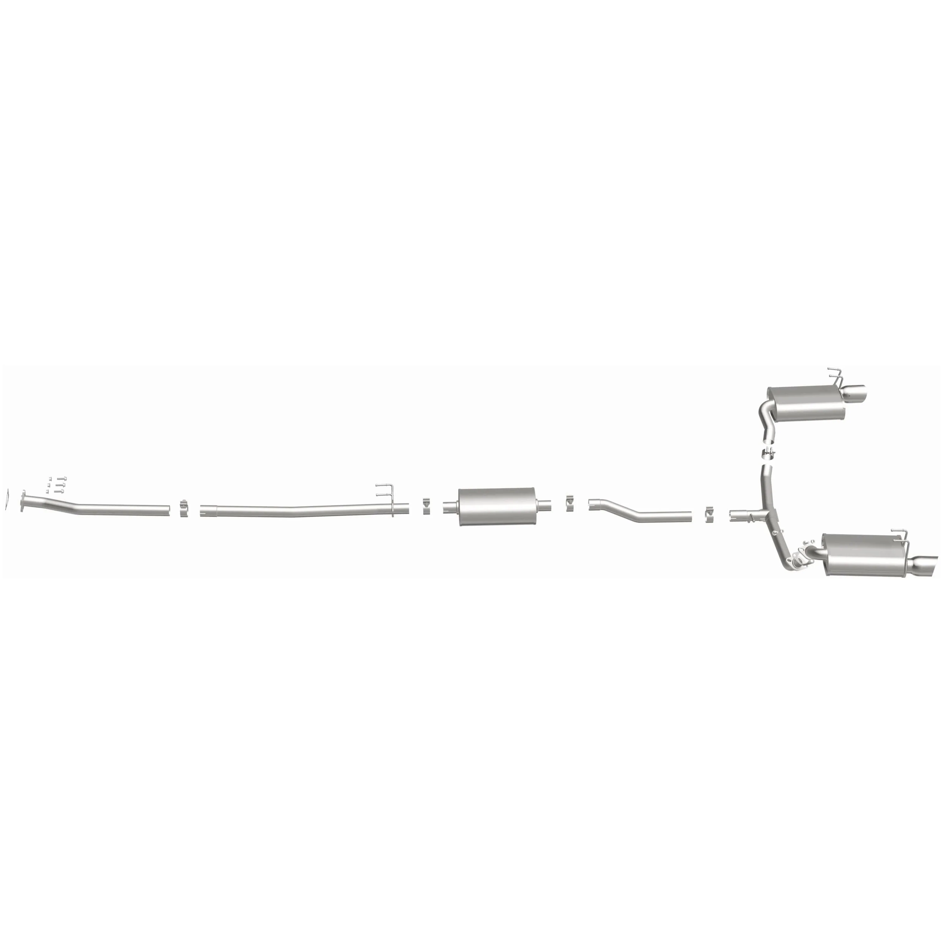 BRExhaust 2017-2019 Honda CR-V Touring 1.5L Direct-Fit Exhaust System Kit 106-1065 - Image 5