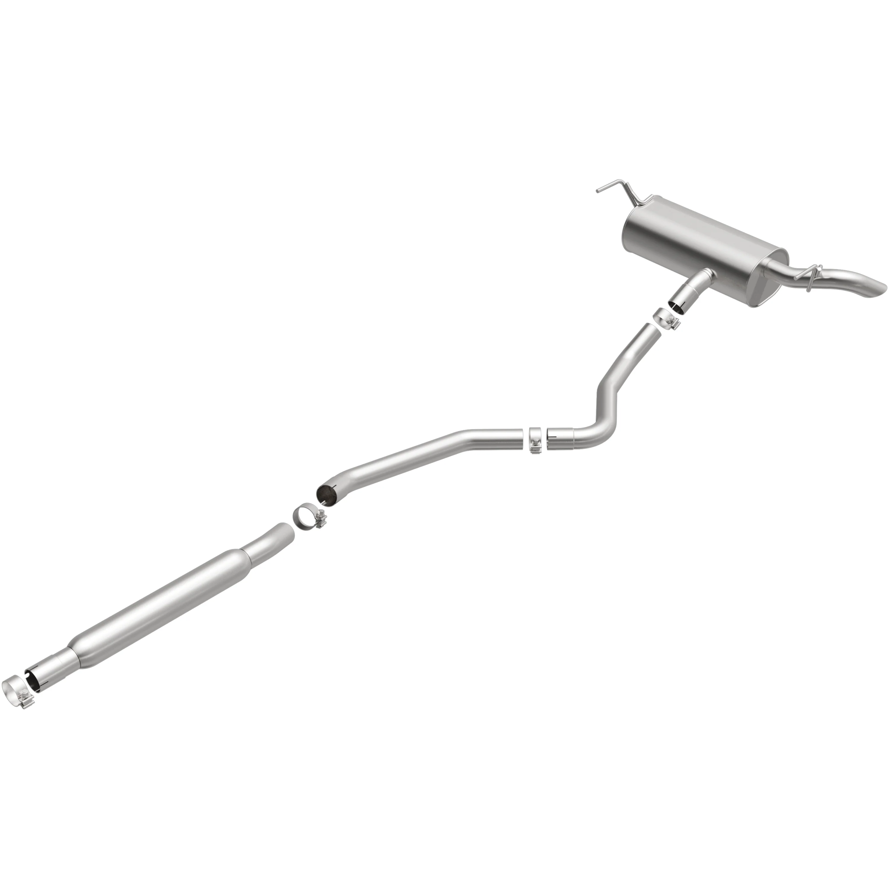 BRExhaust 2019-2022 Jeep Cherokee 2.4L Direct-Fit Exhaust System Kit 106-1090 - Image 4