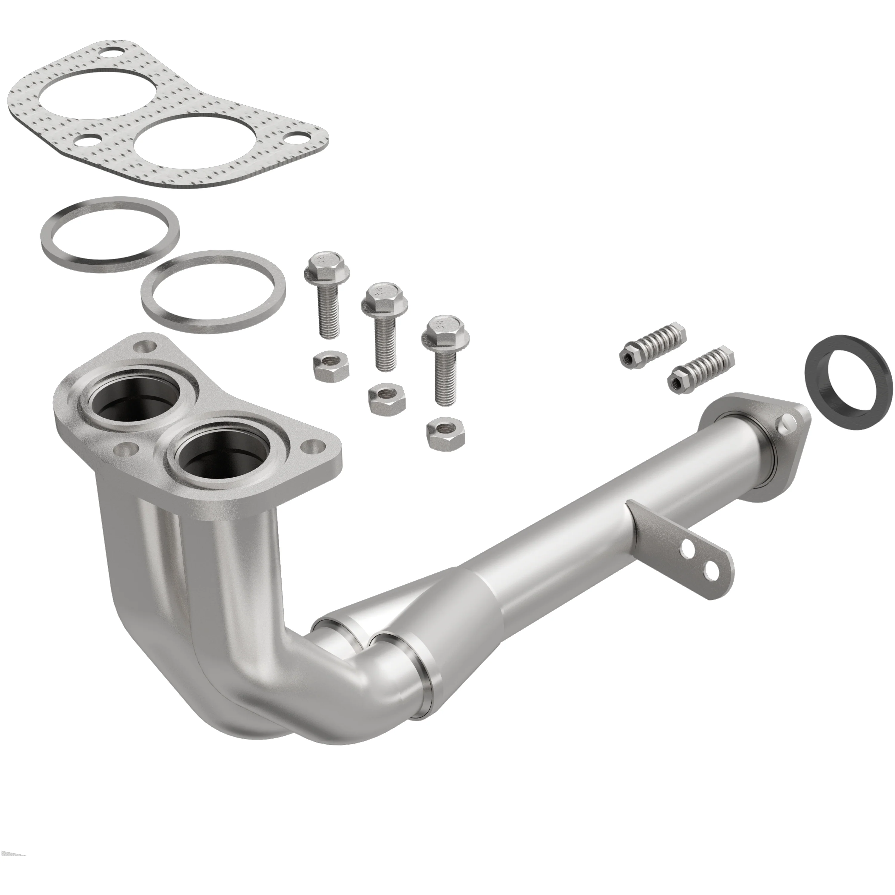 BRExhaust 1997-1998 Acura EL 1.6L | 1996-1998 Honda Civic 1.6L Direct-Fit Exhaust Front Pipe Kit 107-0014 - Image 4